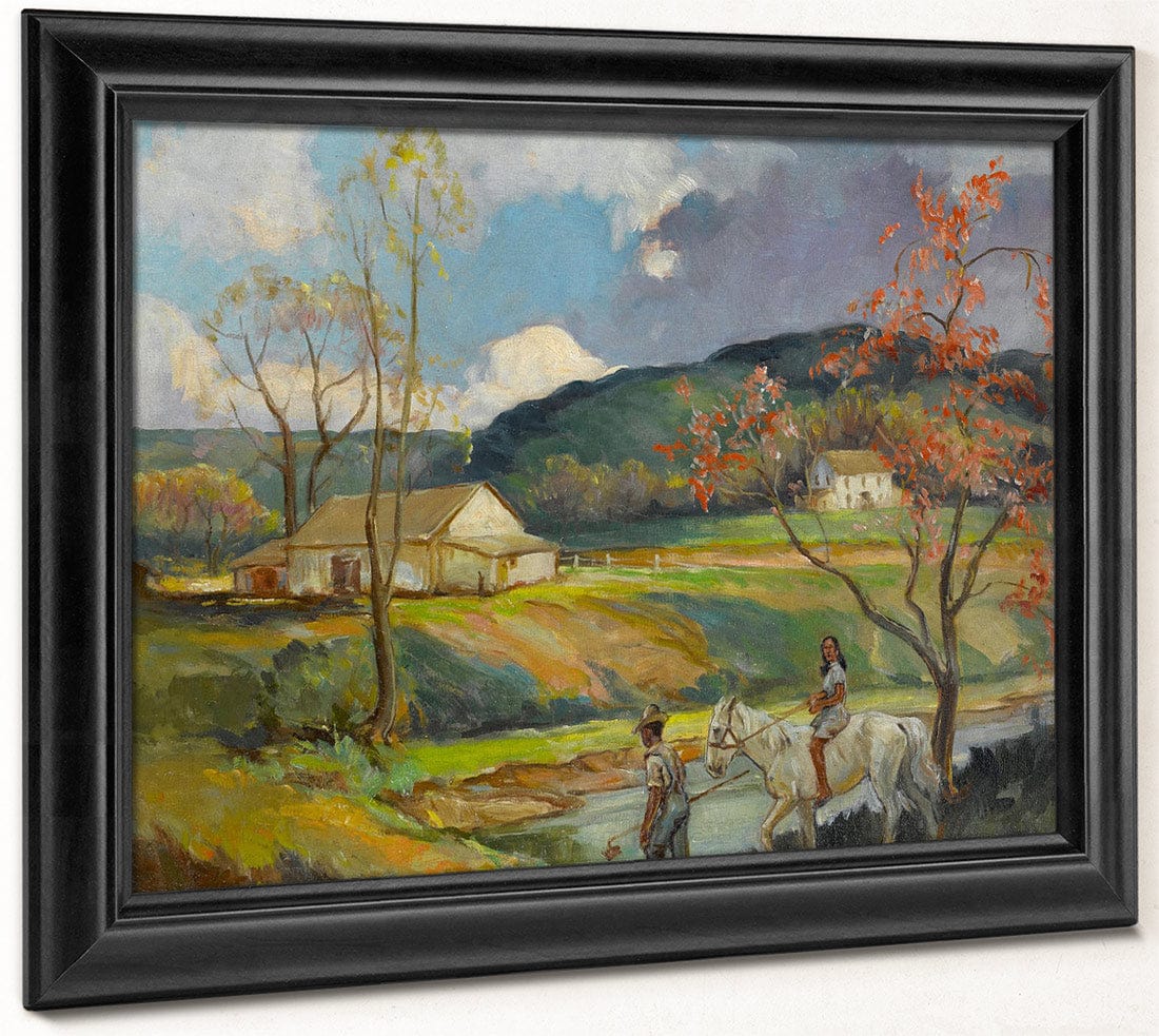 Riding In The Country By Walter Ufer - Image 8