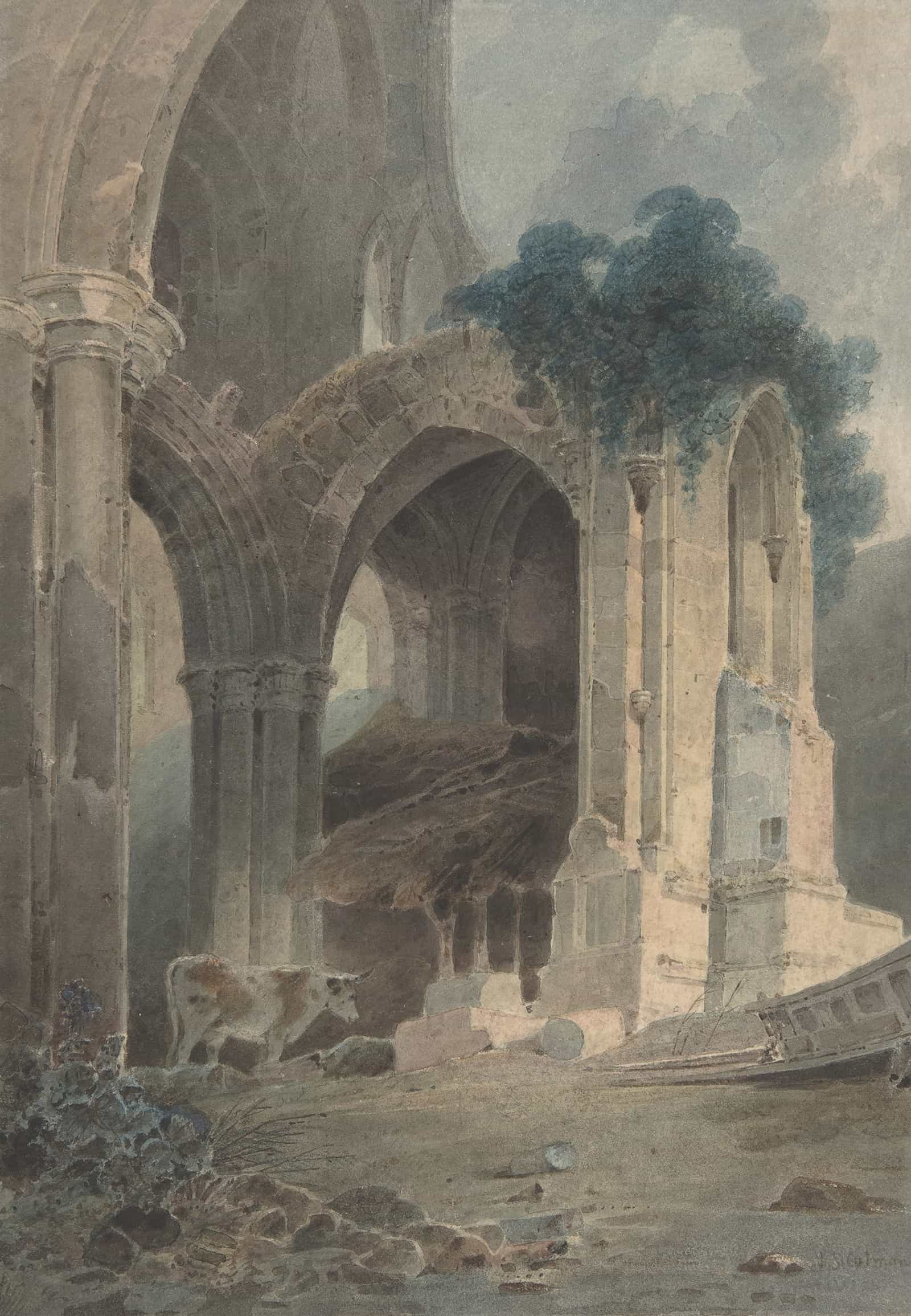 Rievaulx Abbey Yorkshire by John Sell Cotman - Image 2