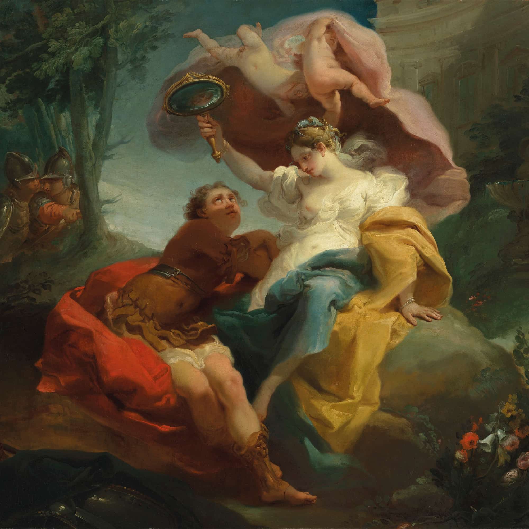 Rinaldo And Armida In The Garden Of Delights by Gaetano Gandolfi - Image 4