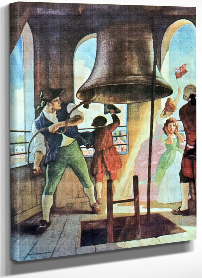 Ringing Out Liberty By NC Wyeth
