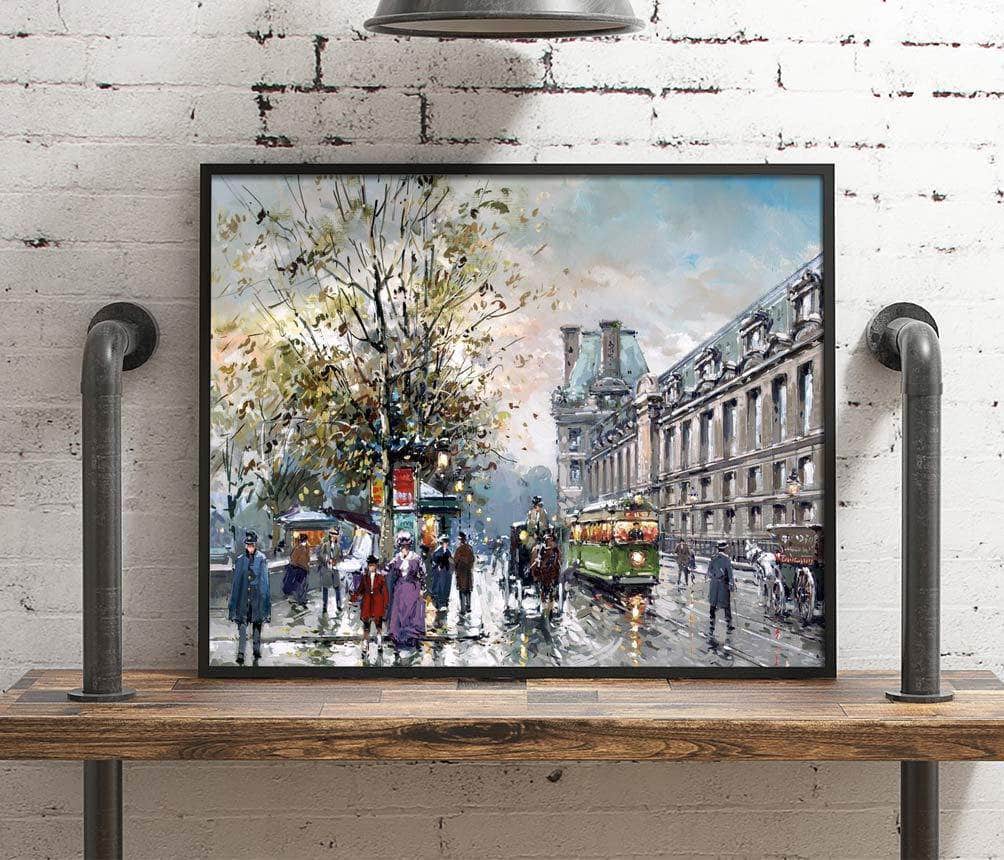 Rive Gauche Painting Antoine Blanchard Canvas Art - Image 4