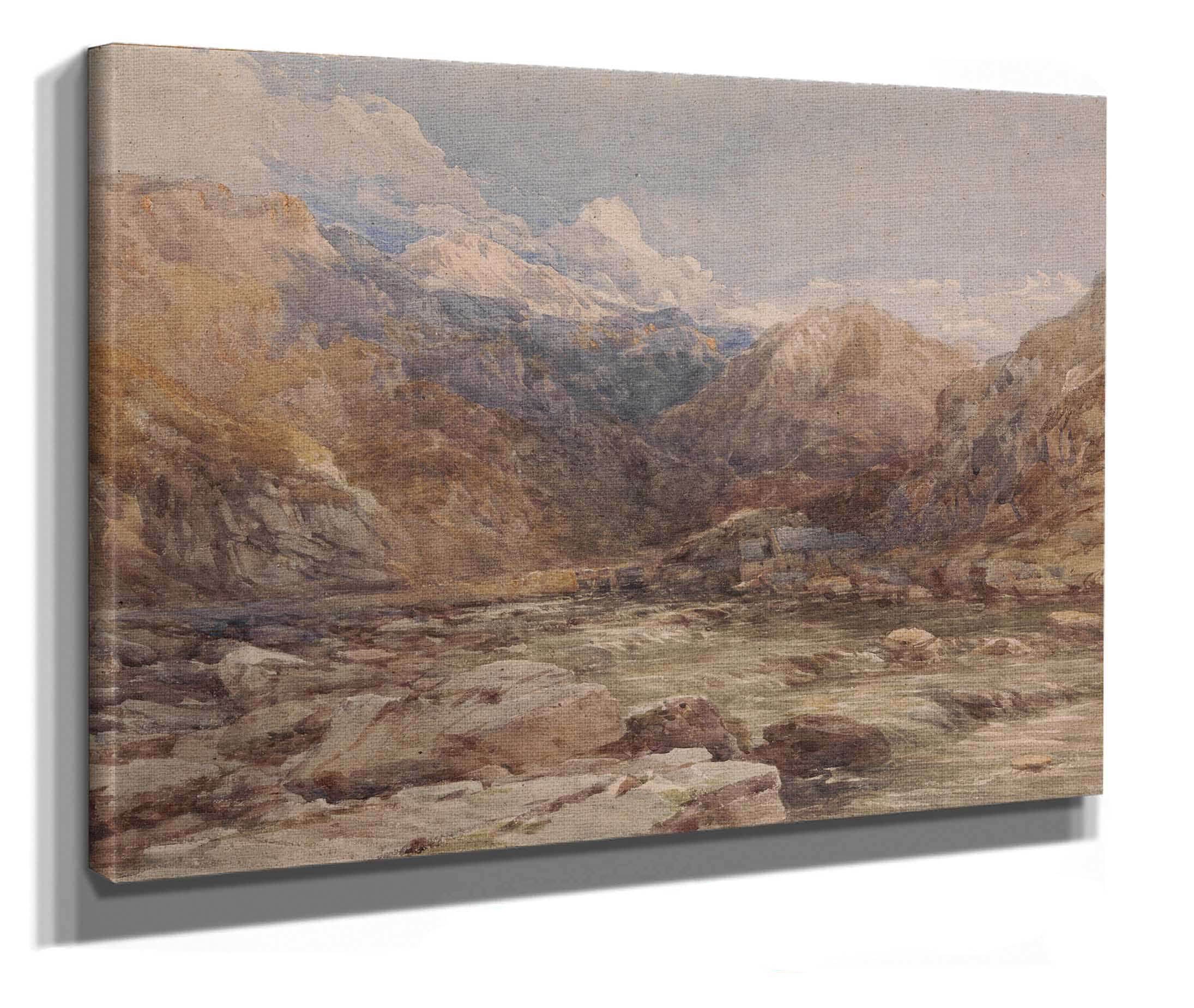 River Landscape In Wales by David Cox - Image 2