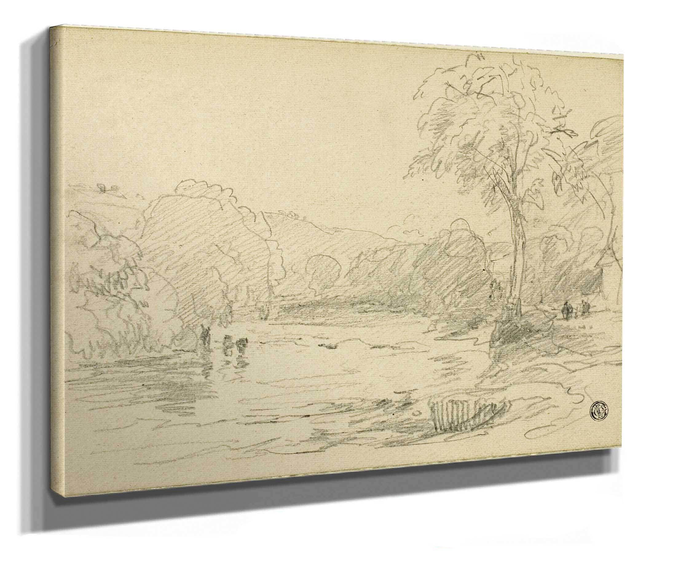 River Scene by David Cox - Image 2
