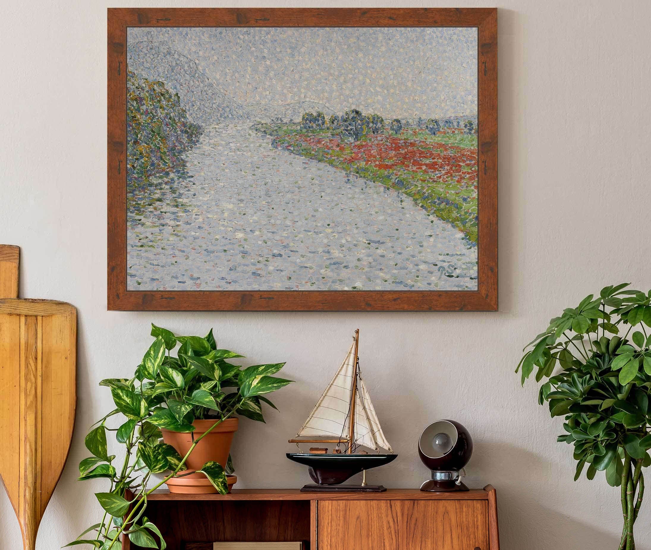Riverside Landscaperuhr Near Hohensyburg by Christian Rohlfs - Image 3