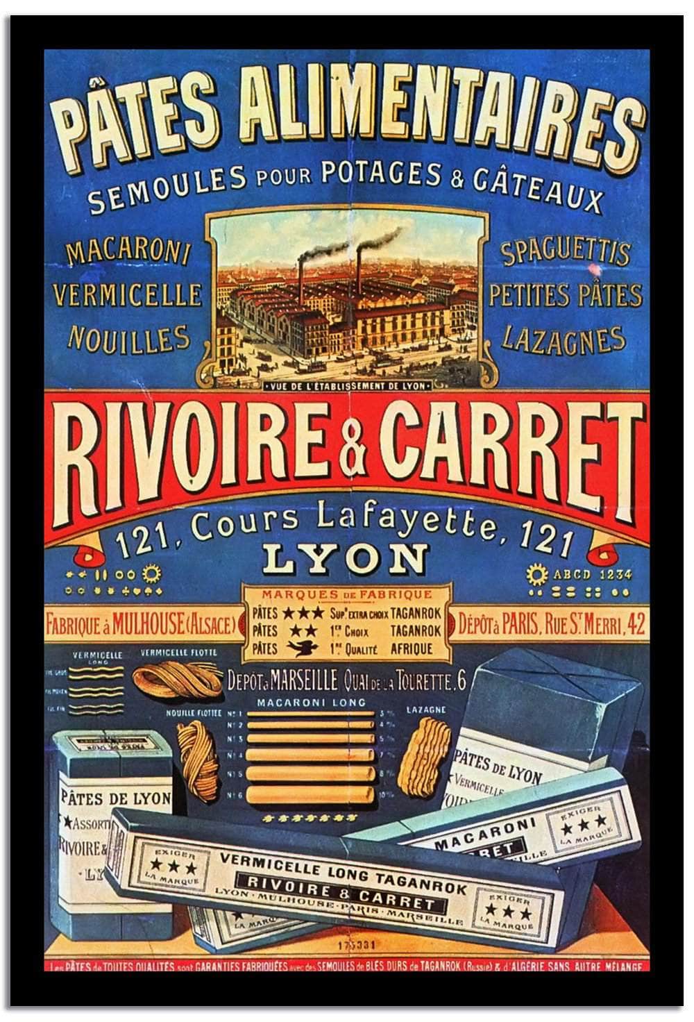 Rivoire & Carret Vintage Poster - Image 2