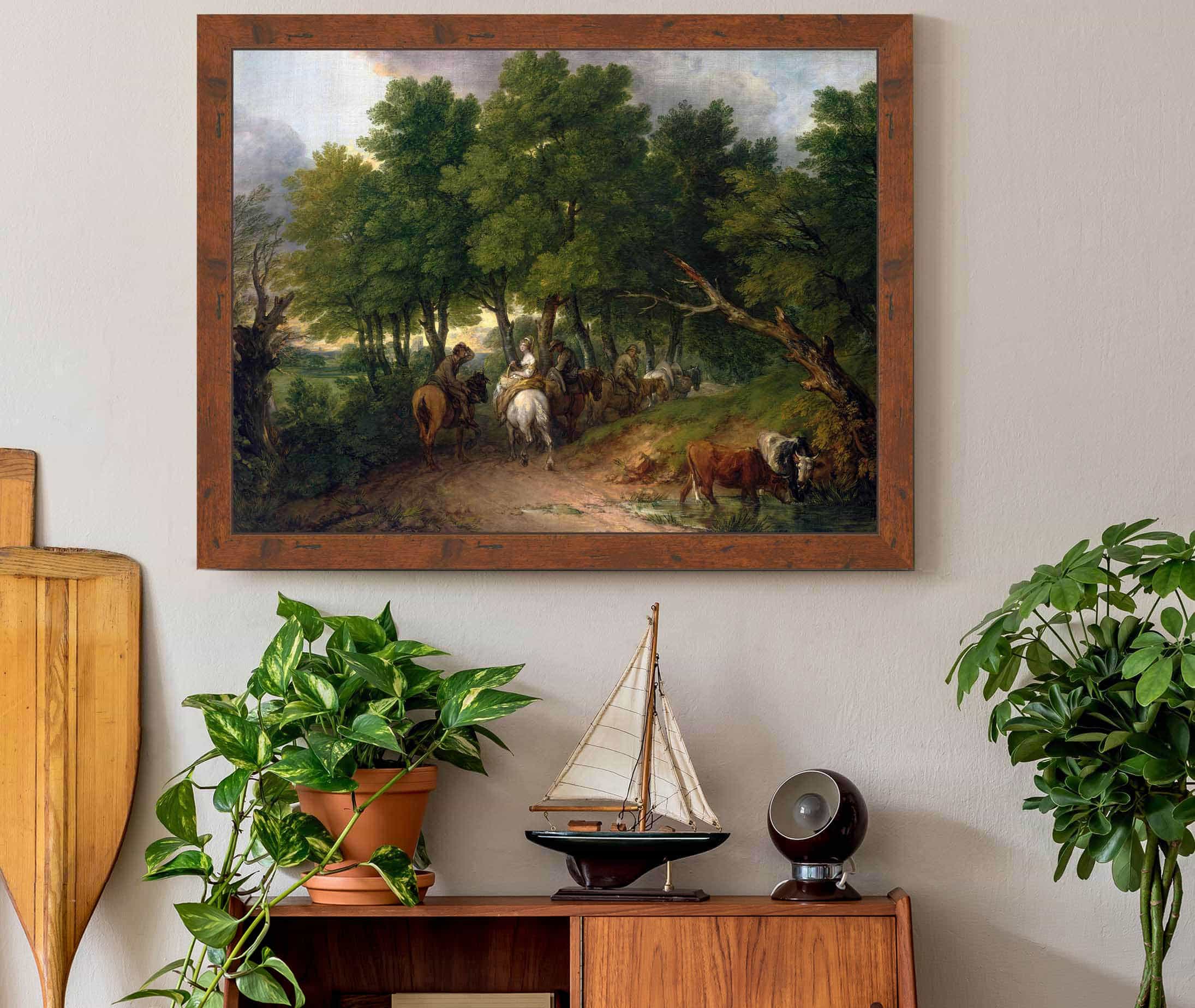 Road From Market by Thomas Gainsborough - Image 3
