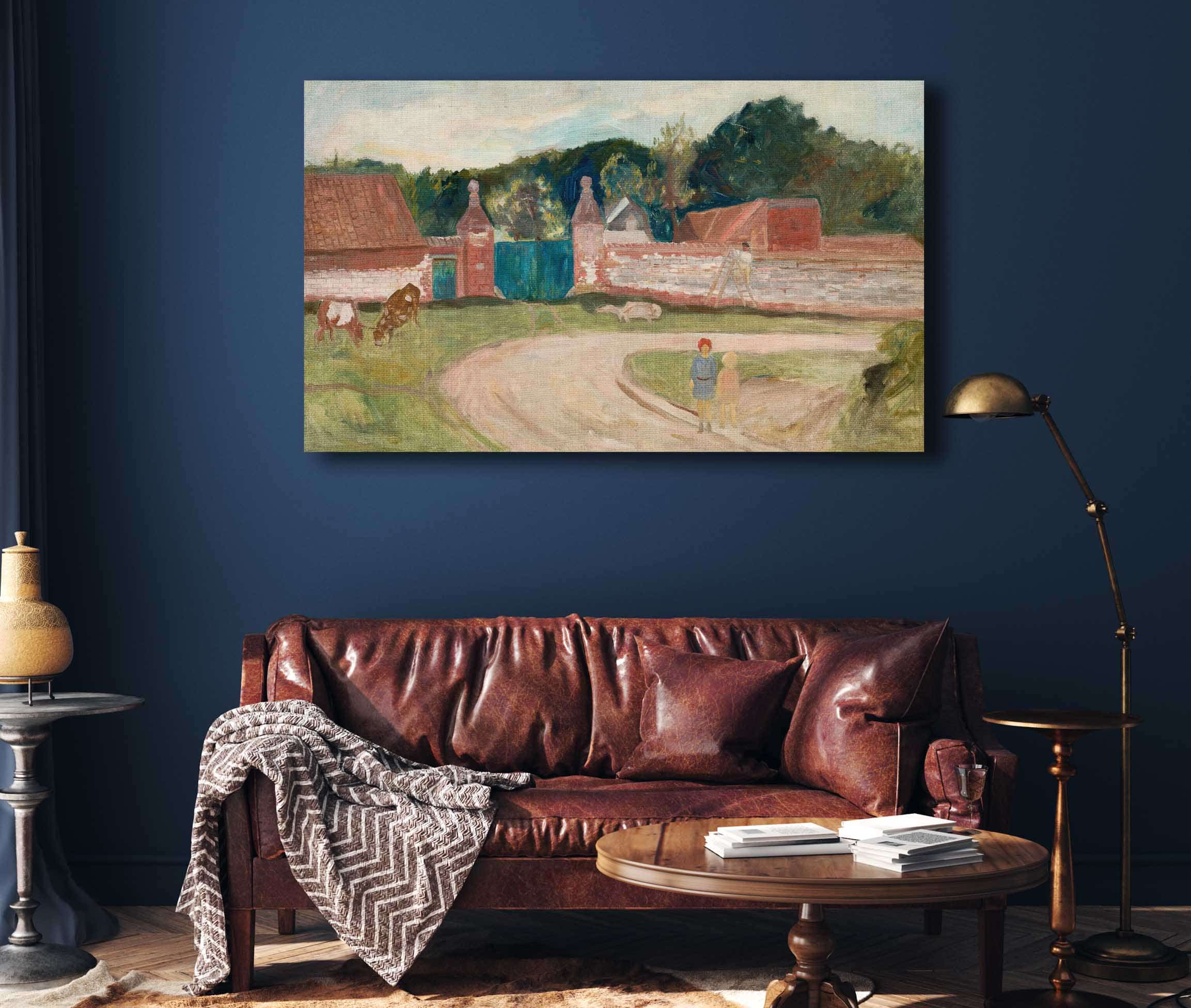 Road In Front Of The Farm by Tadeusz Makowski - Image 4
