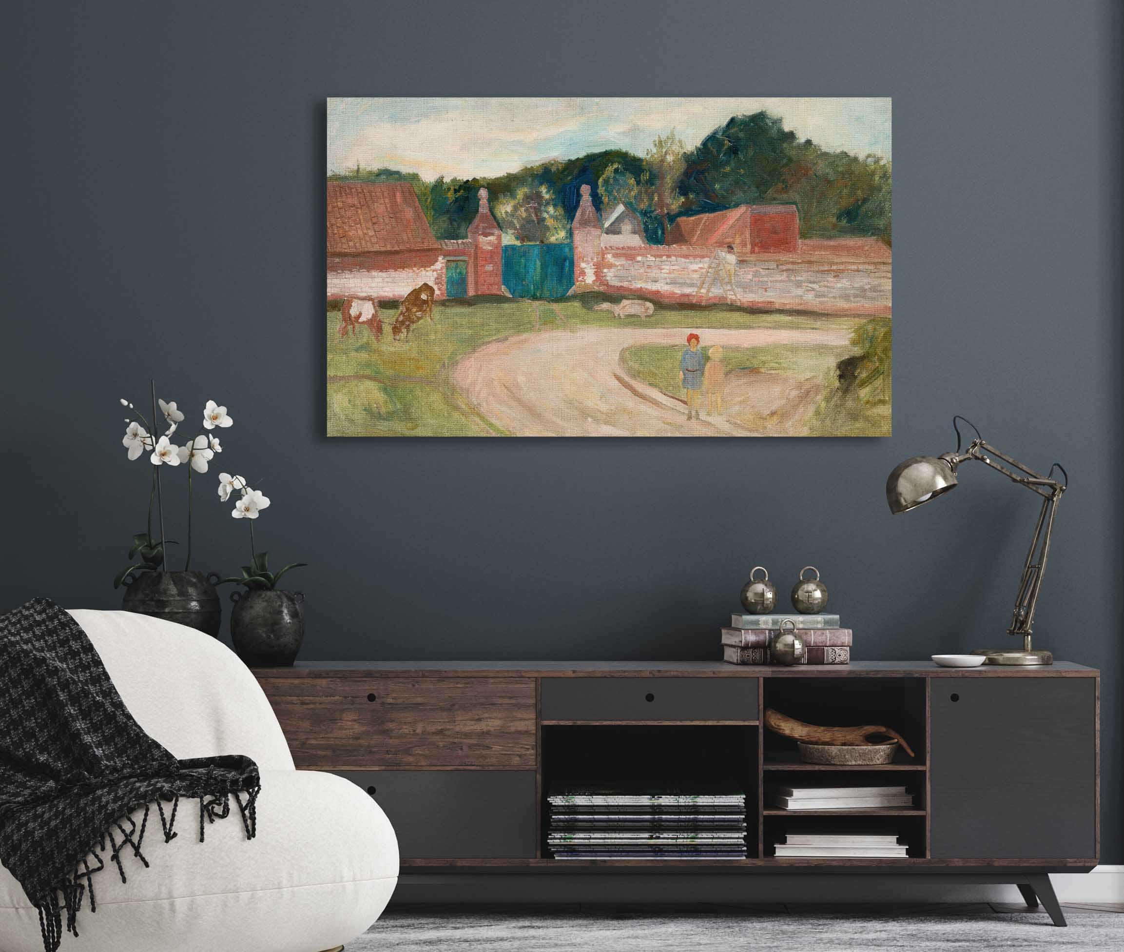 Road In Front Of The Farm by Tadeusz Makowski - Image 5