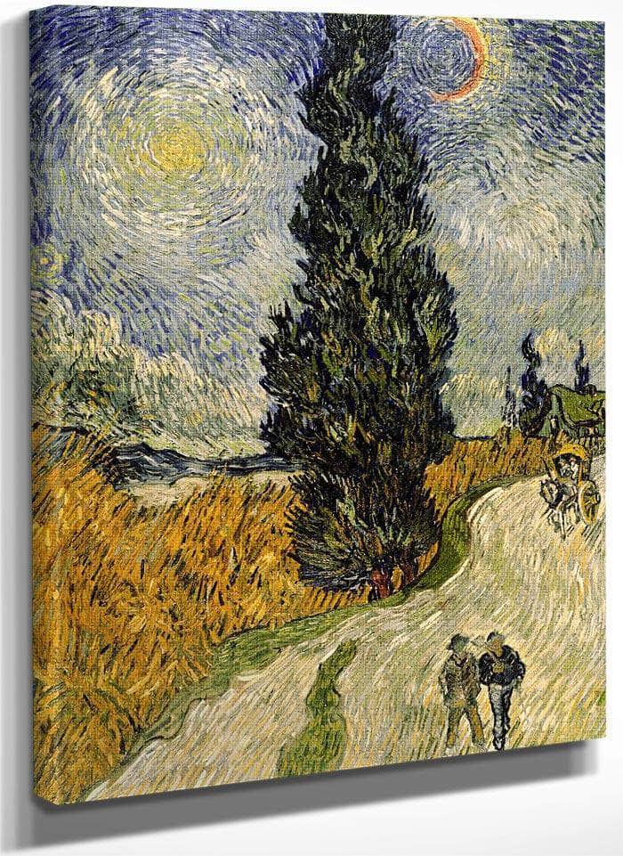 Road With Cypresses By Vincent Van Gogh