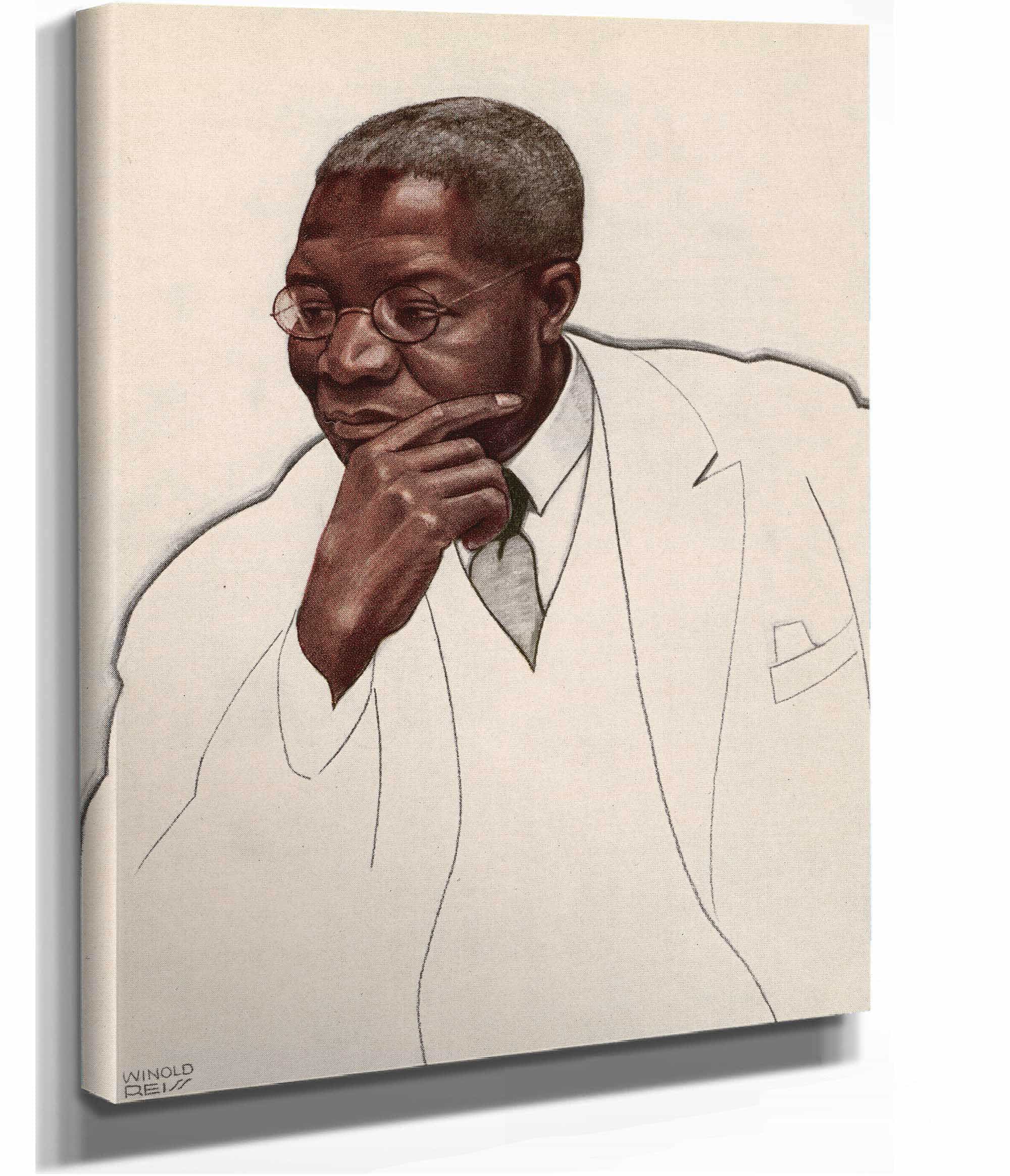 Robert Russa Moton by Winold Reiss - Image 2
