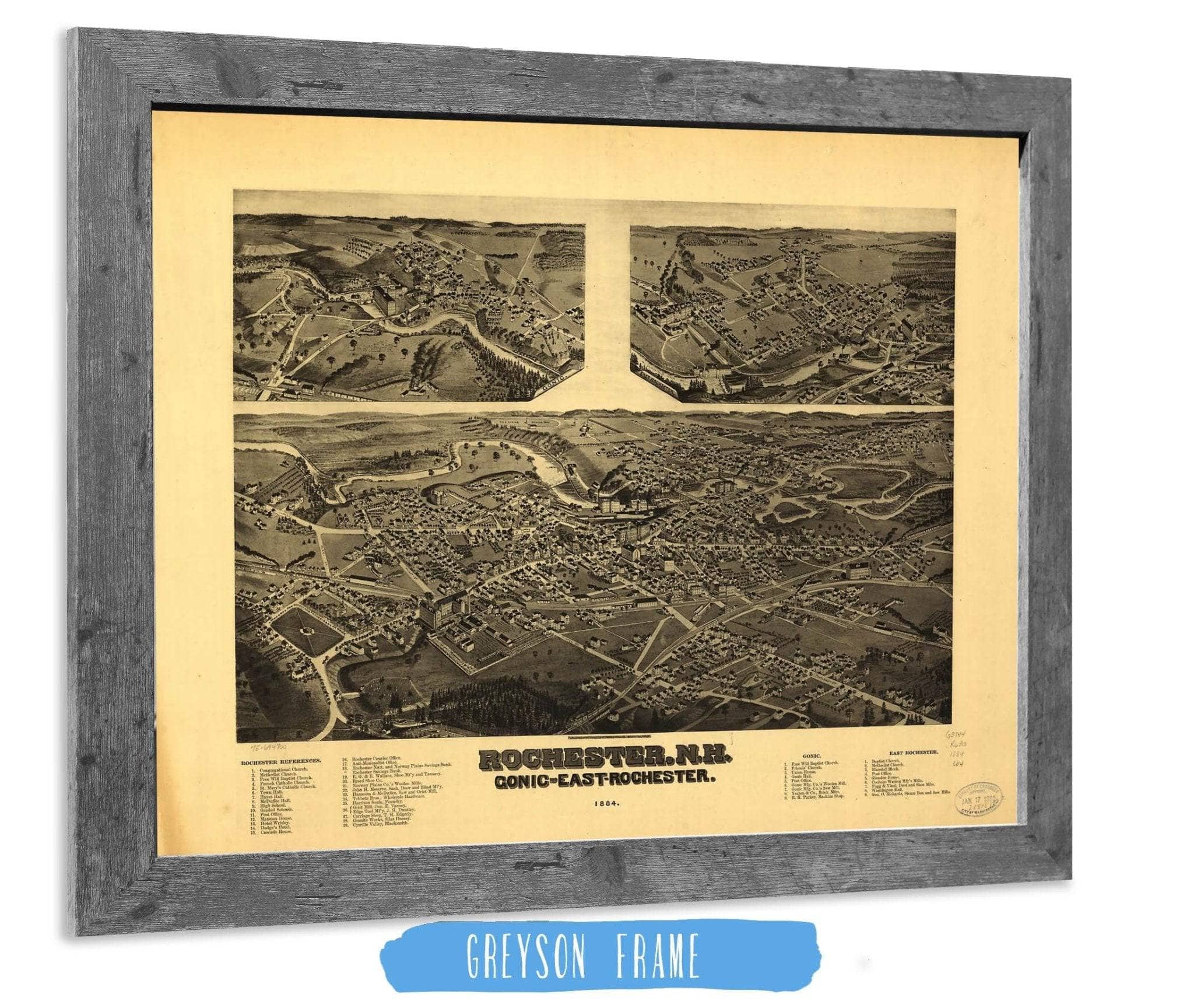 Rochester Nh Gonic And East Rochester 1884 State of New Hampshire - Image 6