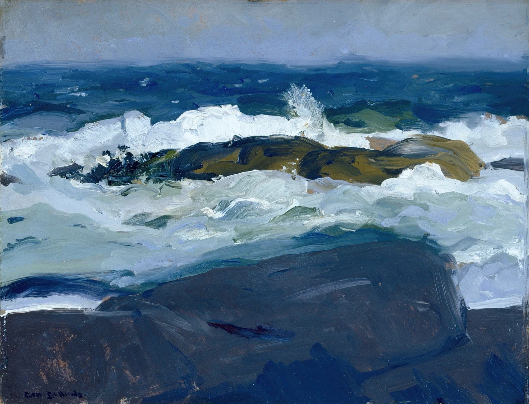 Rock Reef Maine by George Wesley Bellows - Image 2