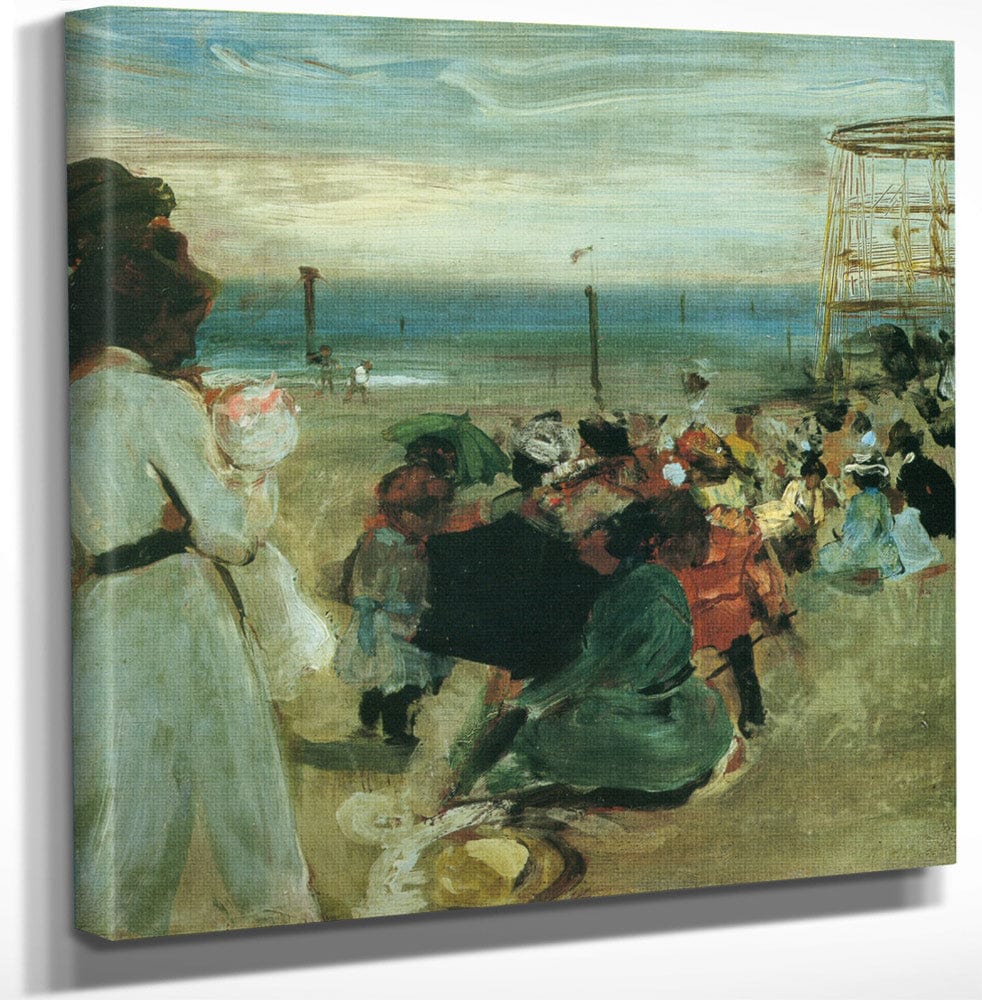 Rockaway Beach 1901 By Alfred Maurer