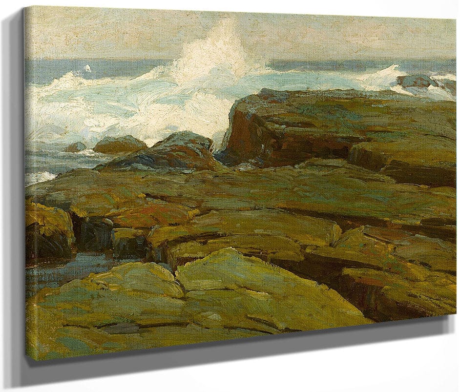 Rocks And Sea By Edgar Payne