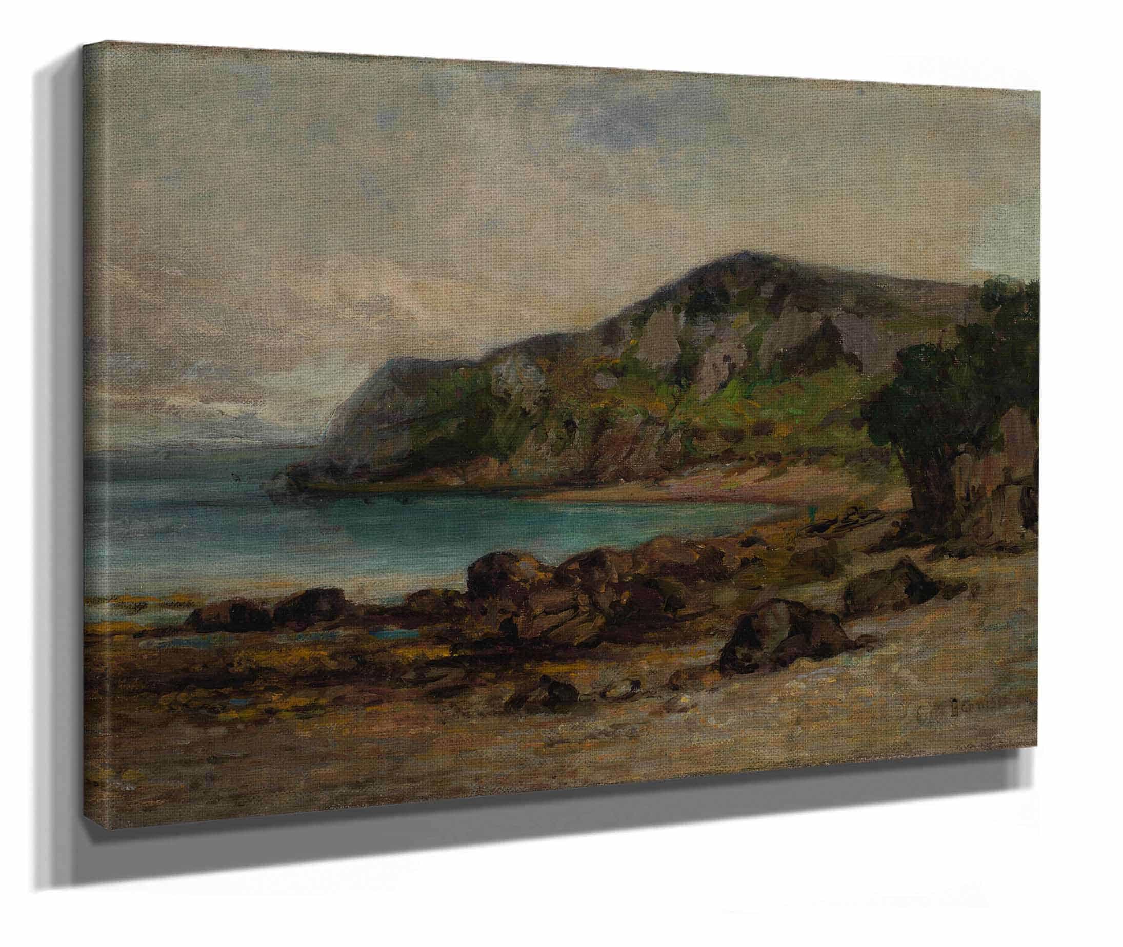 Rocks At Newport by Edward Mitchell Bannister