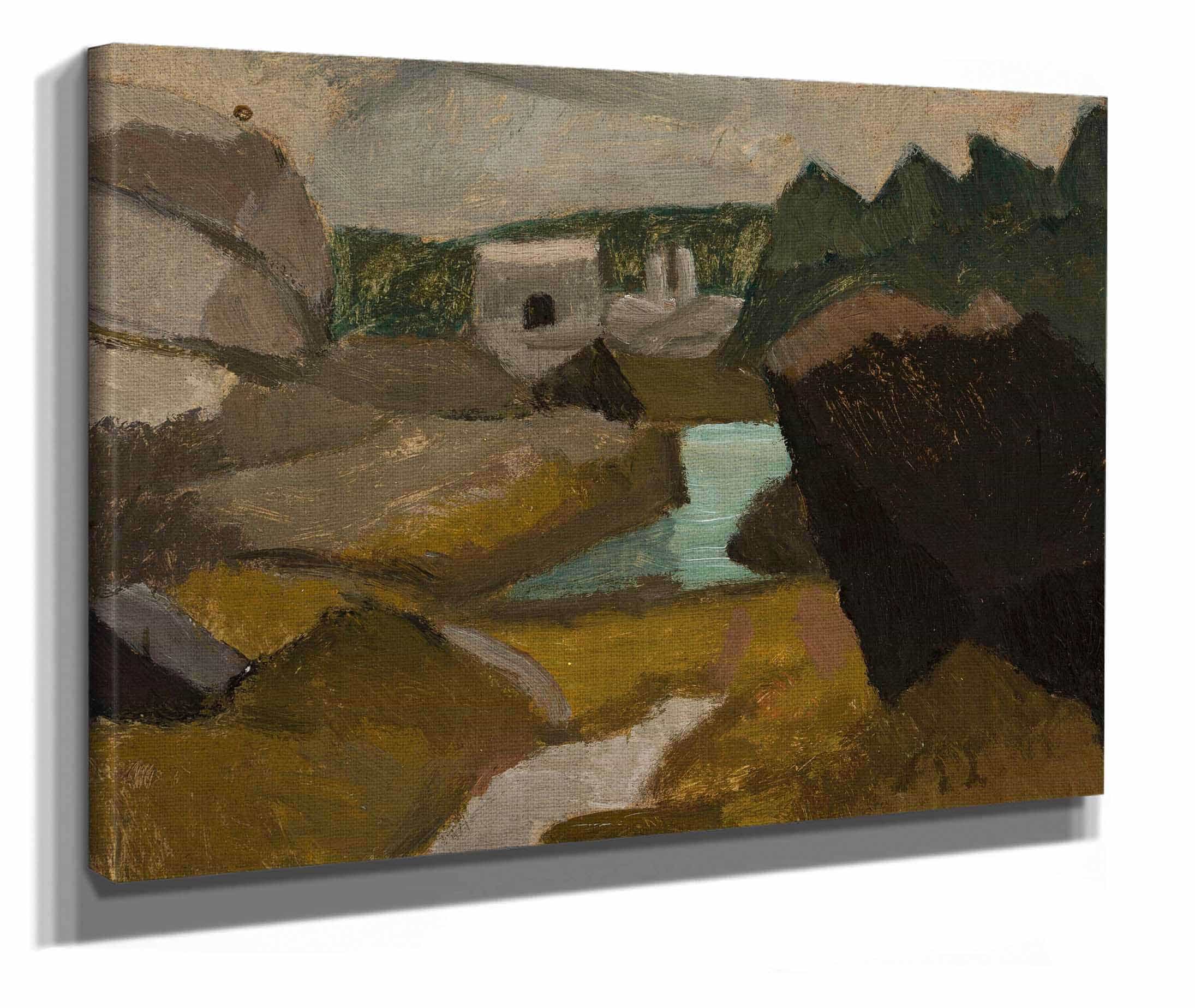 Rocky Landscape With Water by Tadeusz Makowski - Image 2