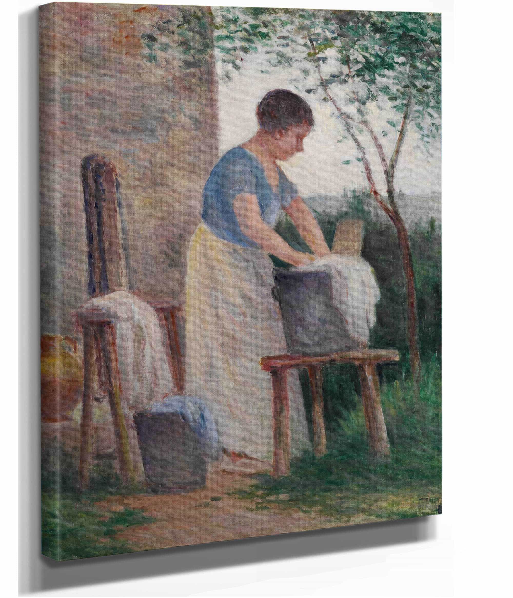 Rolleboise La Lessive Dans Le Jardin by Maximilien Luce - Image 2