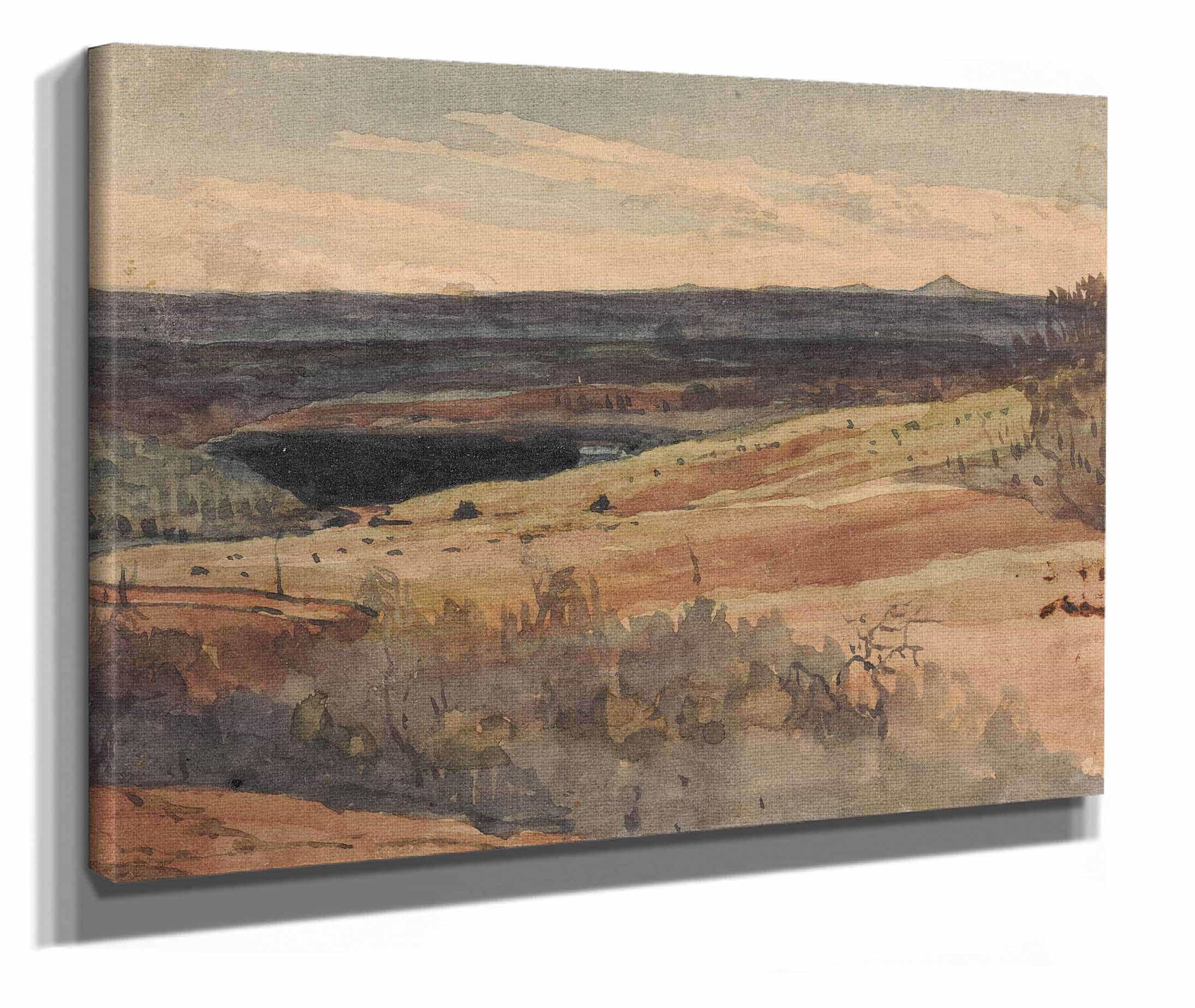 Rolling Fields Mountains In Distance by Thomas Sully - Image 2