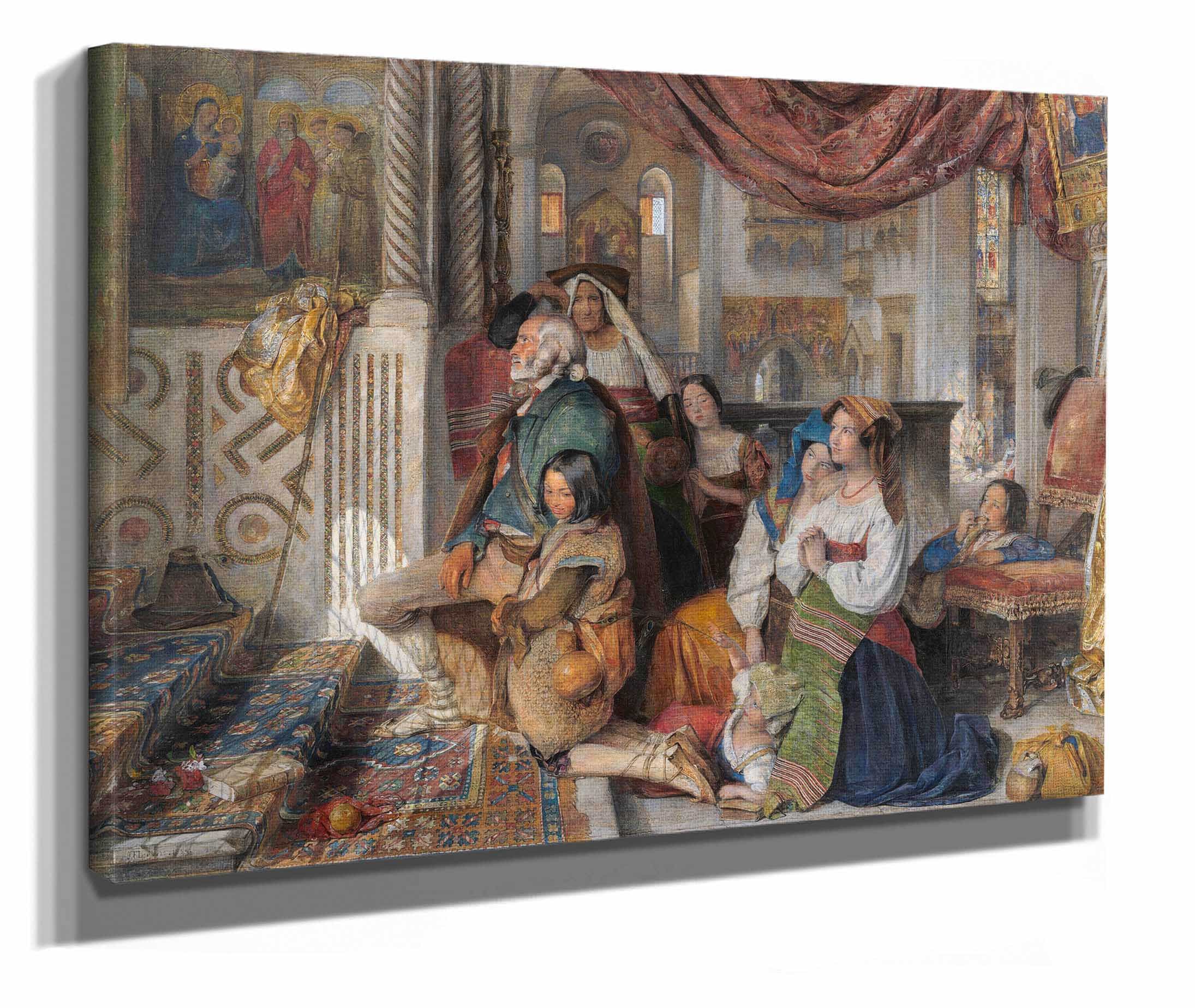 Roman Pilgrims by John Frederick Lewis - Image 2
