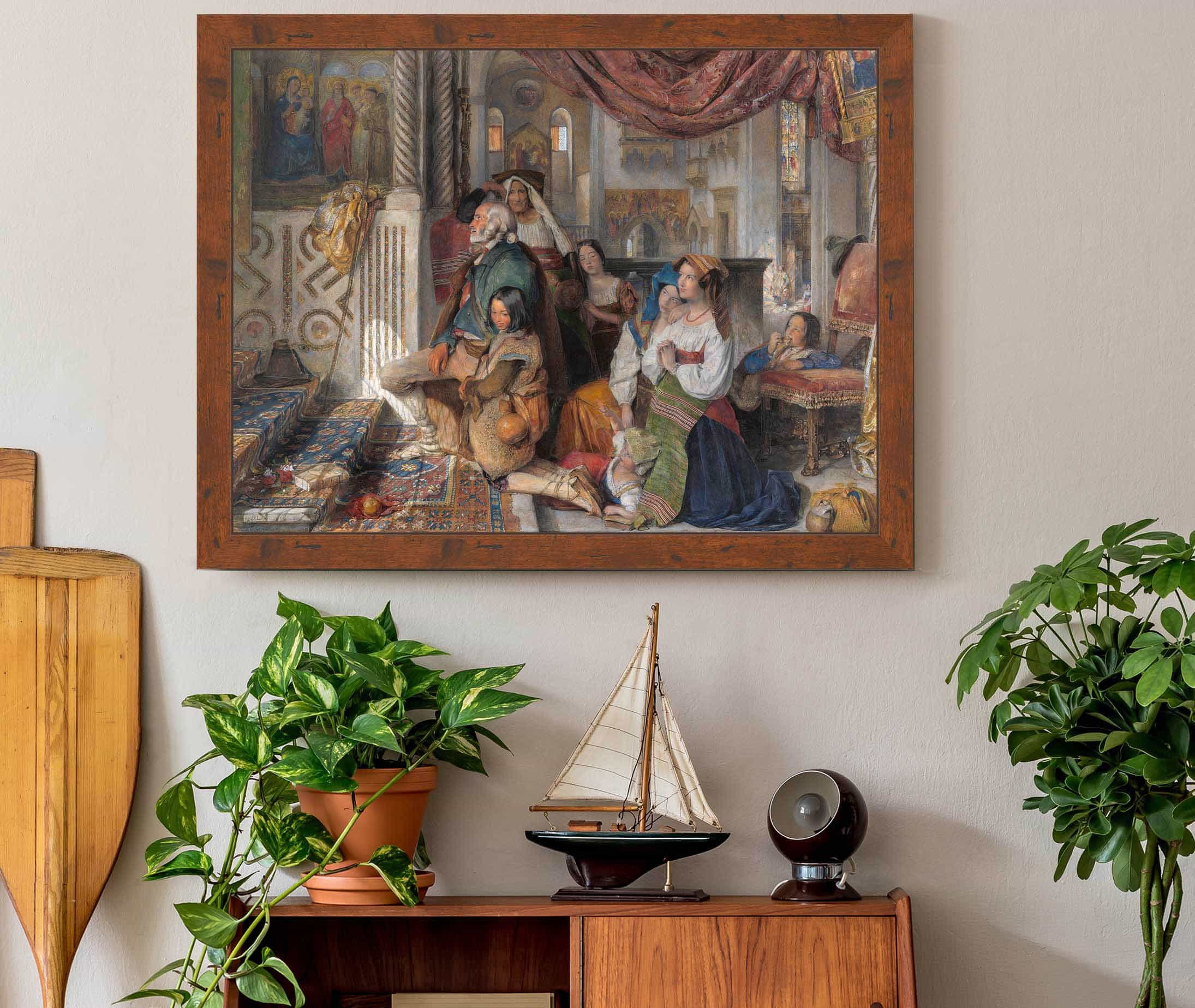 Roman Pilgrims by John Frederick Lewis - Image 3