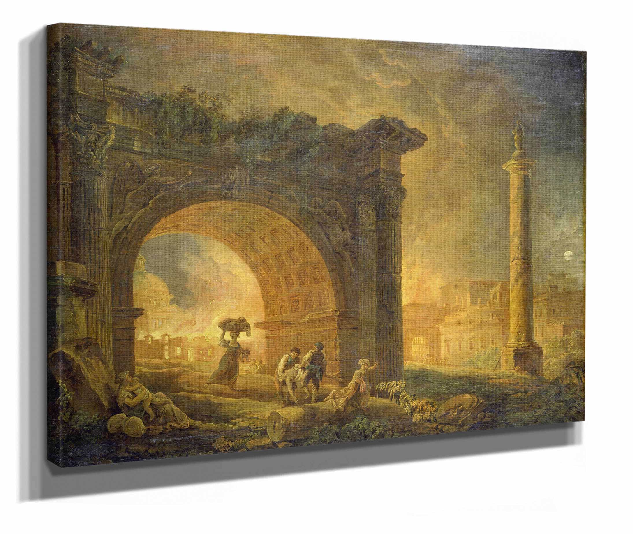 Roman Ruins by Hubert Robert - Image 2
