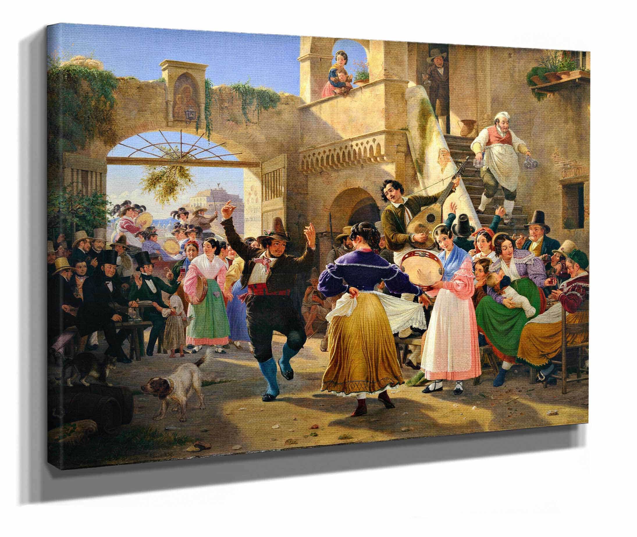 Romans Gathered For Merriment At An Osteria by Wilhelm Marstrand - Image 2