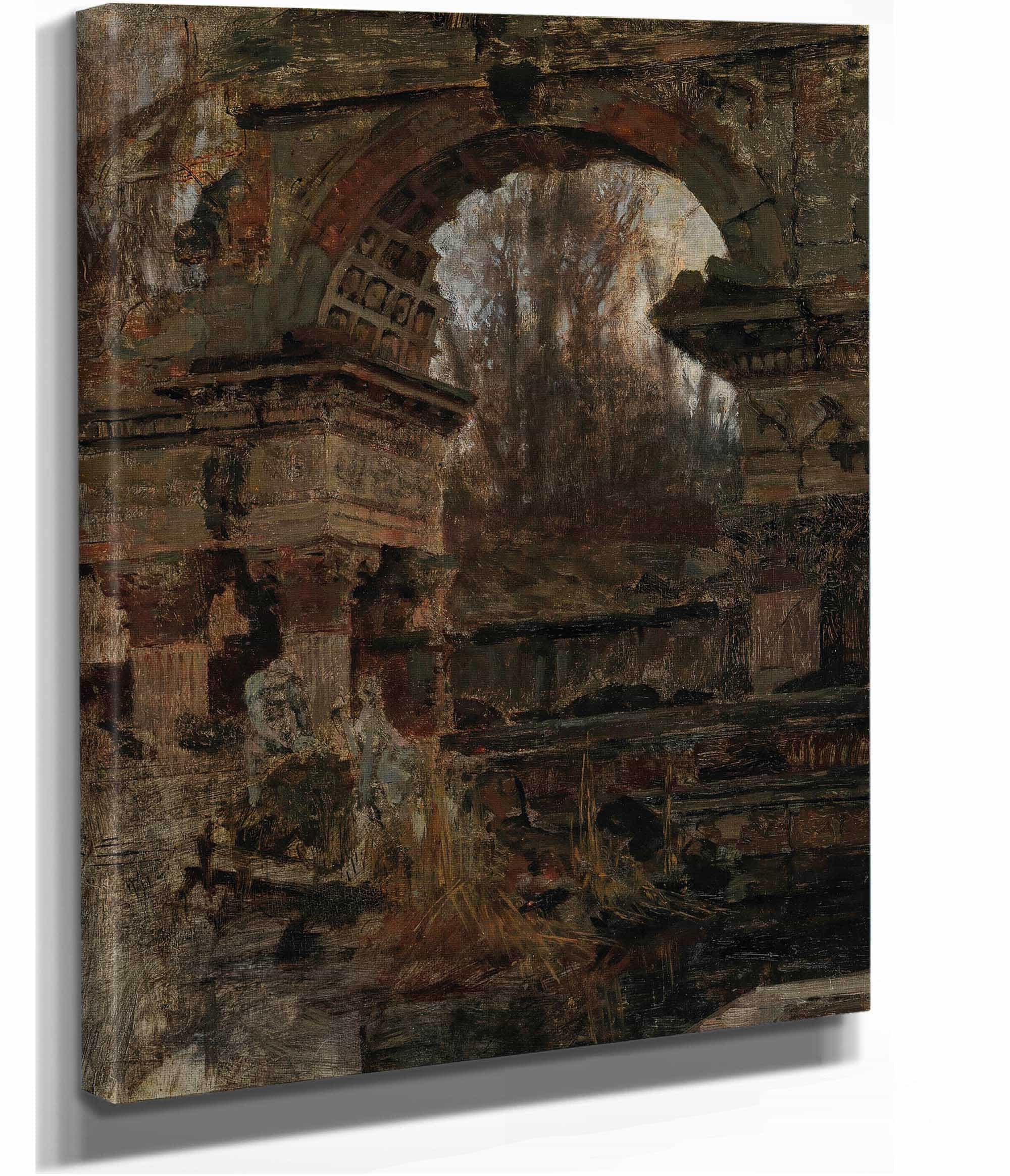 Romische Ruine In Schonbrunn by Carl Moll - Image 2
