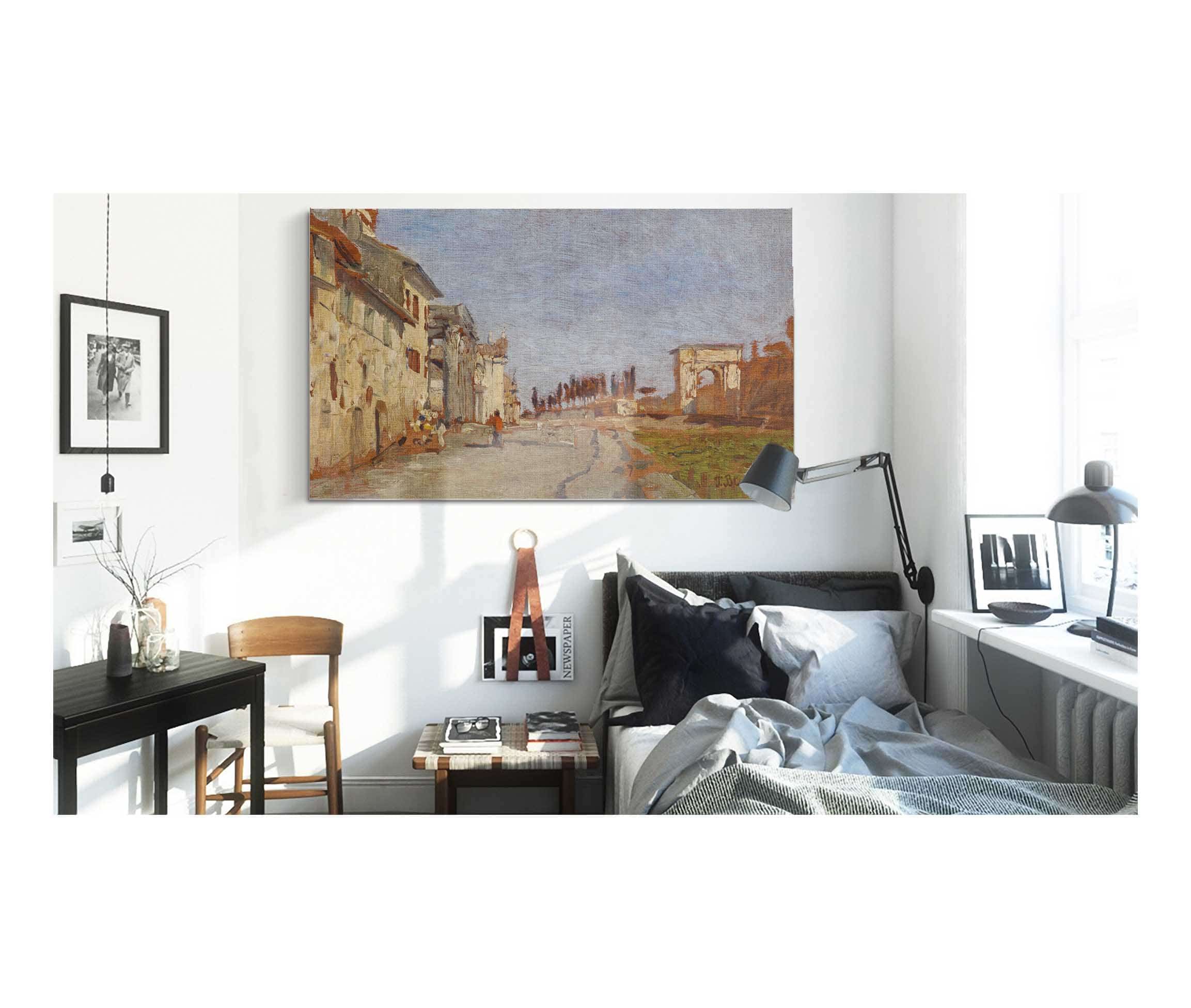 Romisches Capriccio Mit Titusbogen by Tina Blau - Image 3