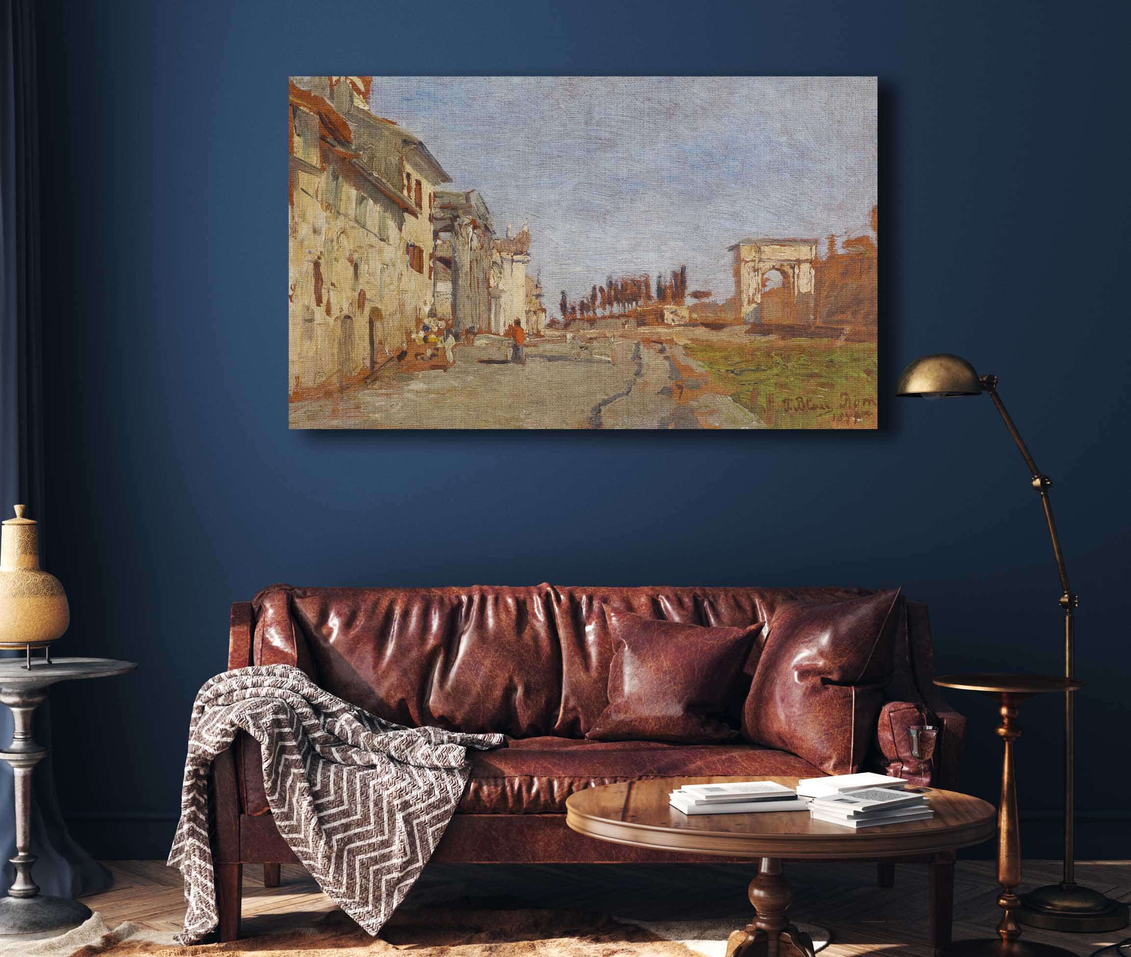 Romisches Capriccio Mit Titusbogen by Tina Blau - Image 4