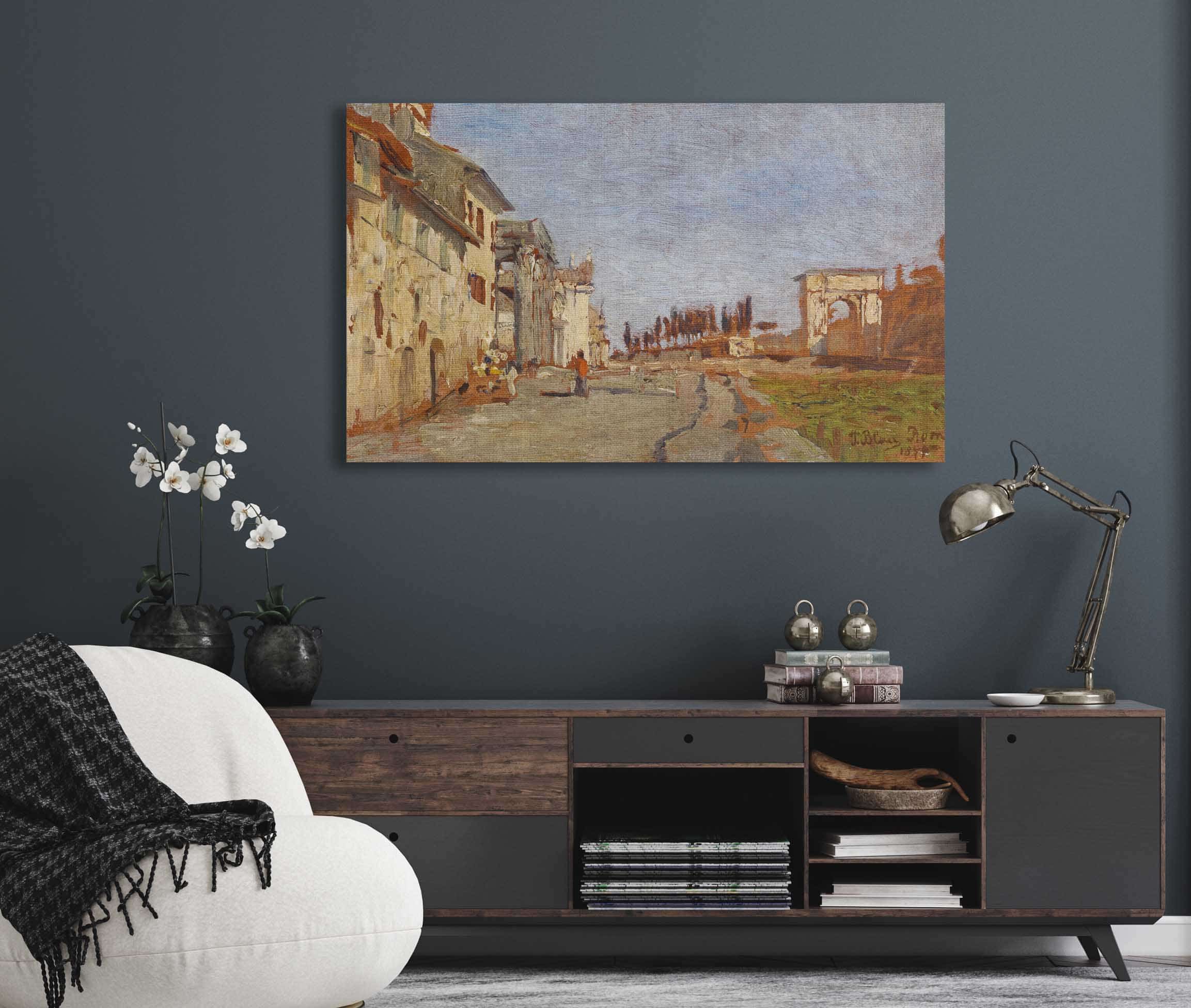 Romisches Capriccio Mit Titusbogen by Tina Blau - Image 5