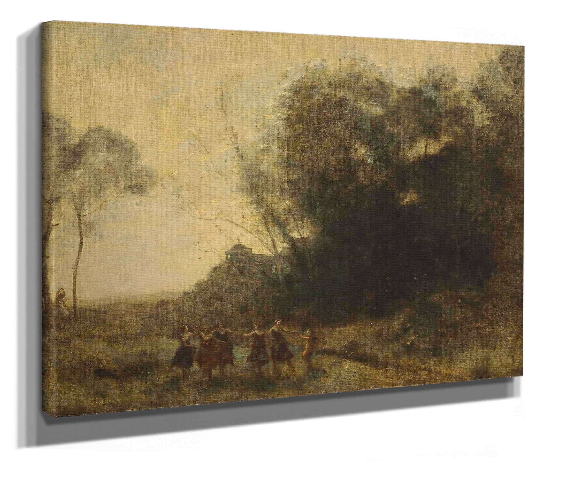 Ronde De Nymphes by Jean Baptiste Camille Corot - Image 2