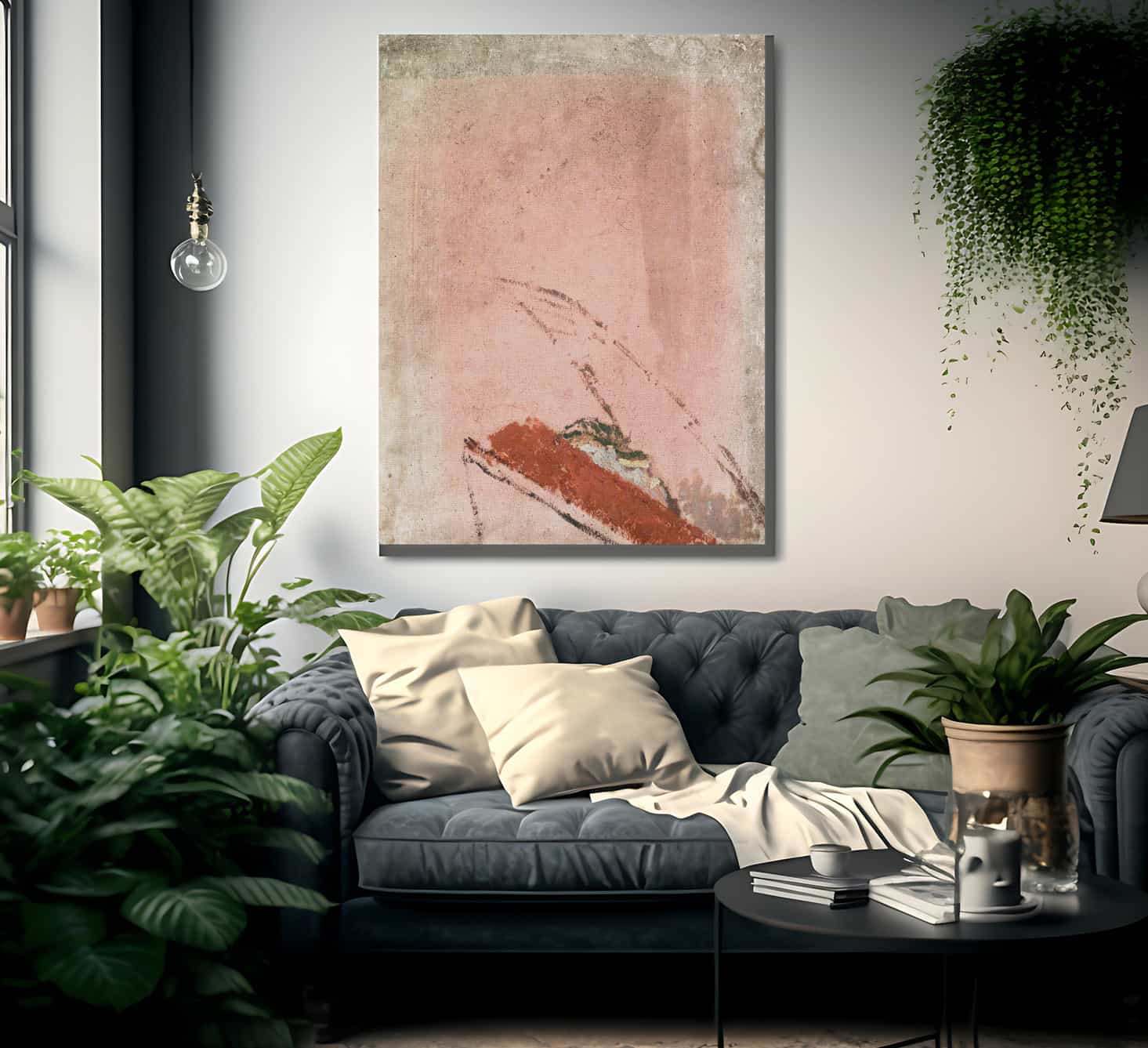 Rooftop And Pathway View From The Artist 1039 S Studio 1920 By Gwendolen Mary John - Image 2