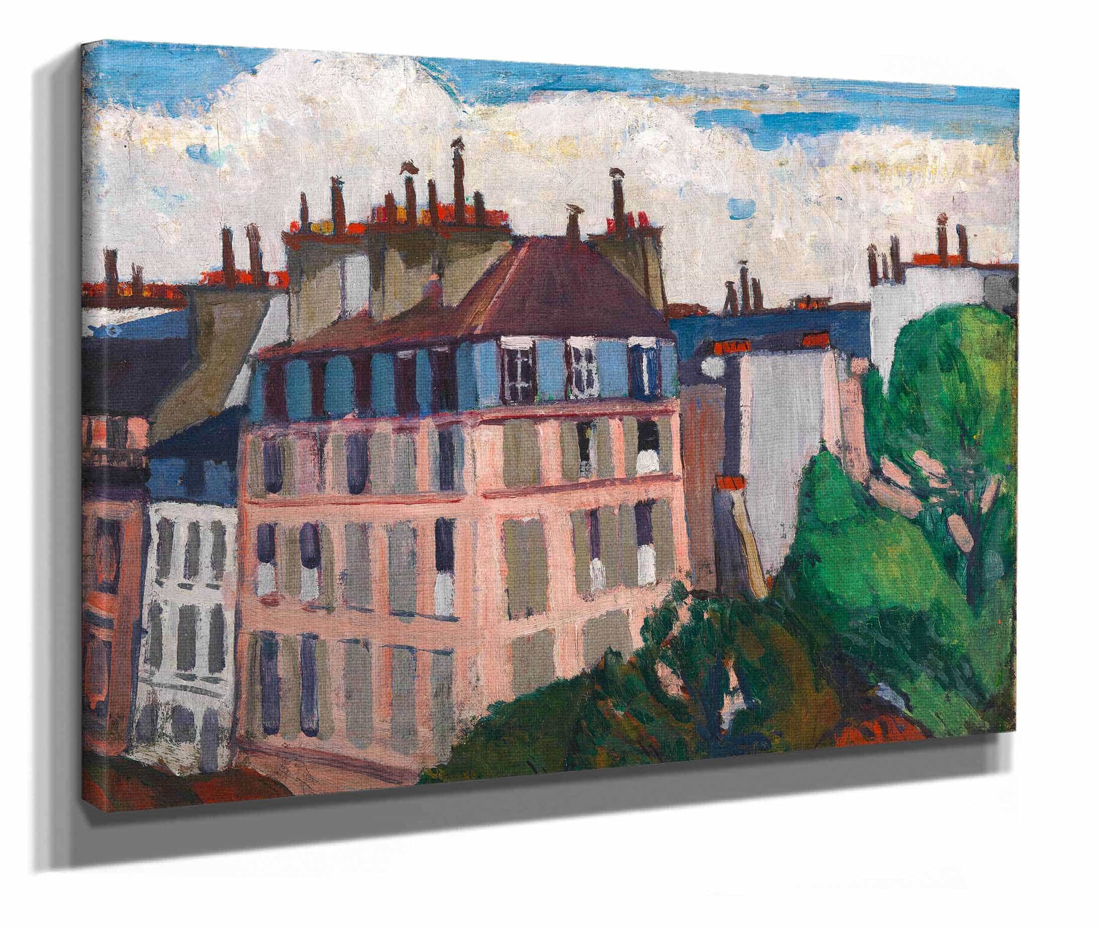 Rooftops Paris by Henry Lyman Sayen - Image 2