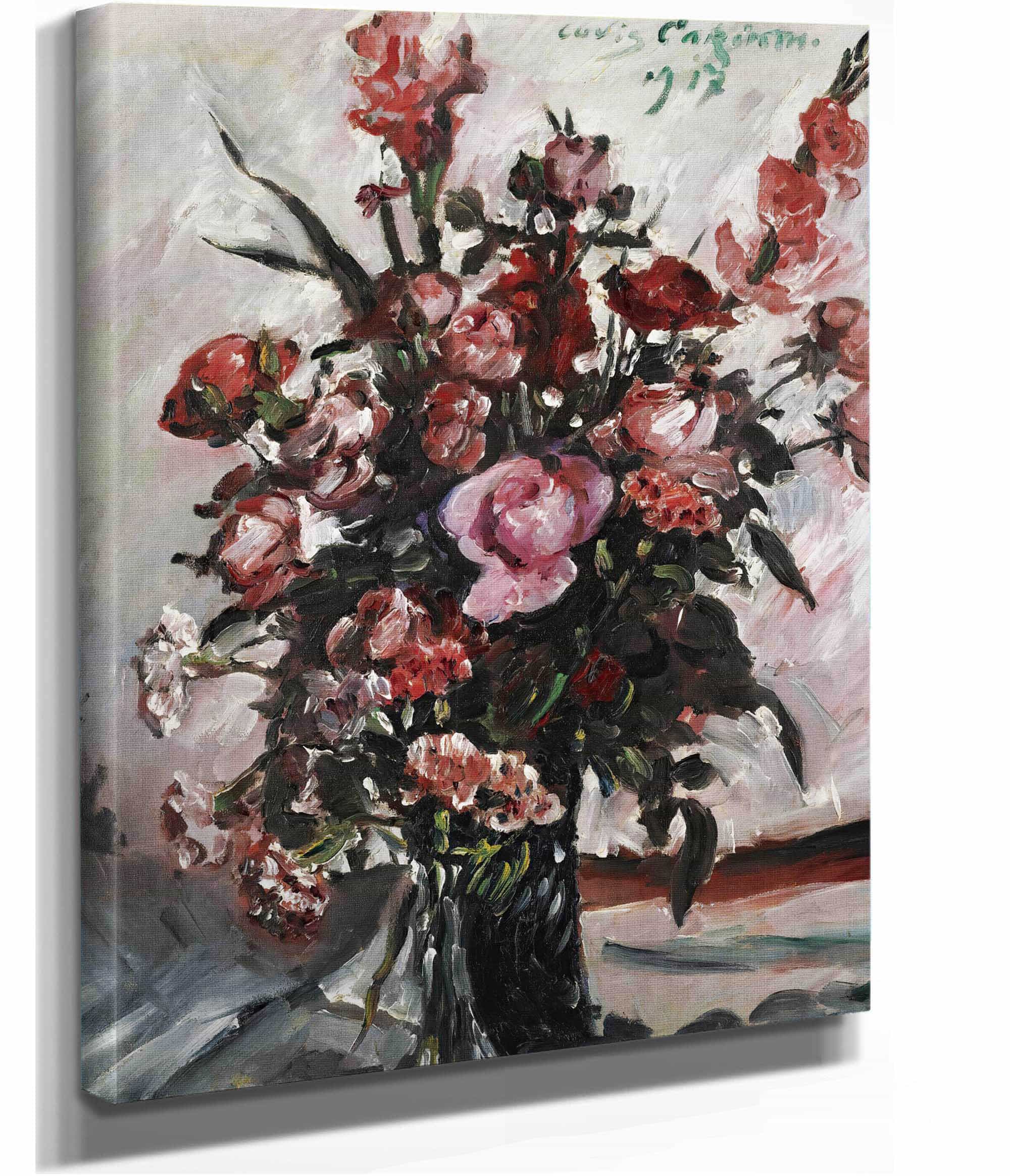 Rosa Rosen Pink Roses by Lovis Corinth - Image 2