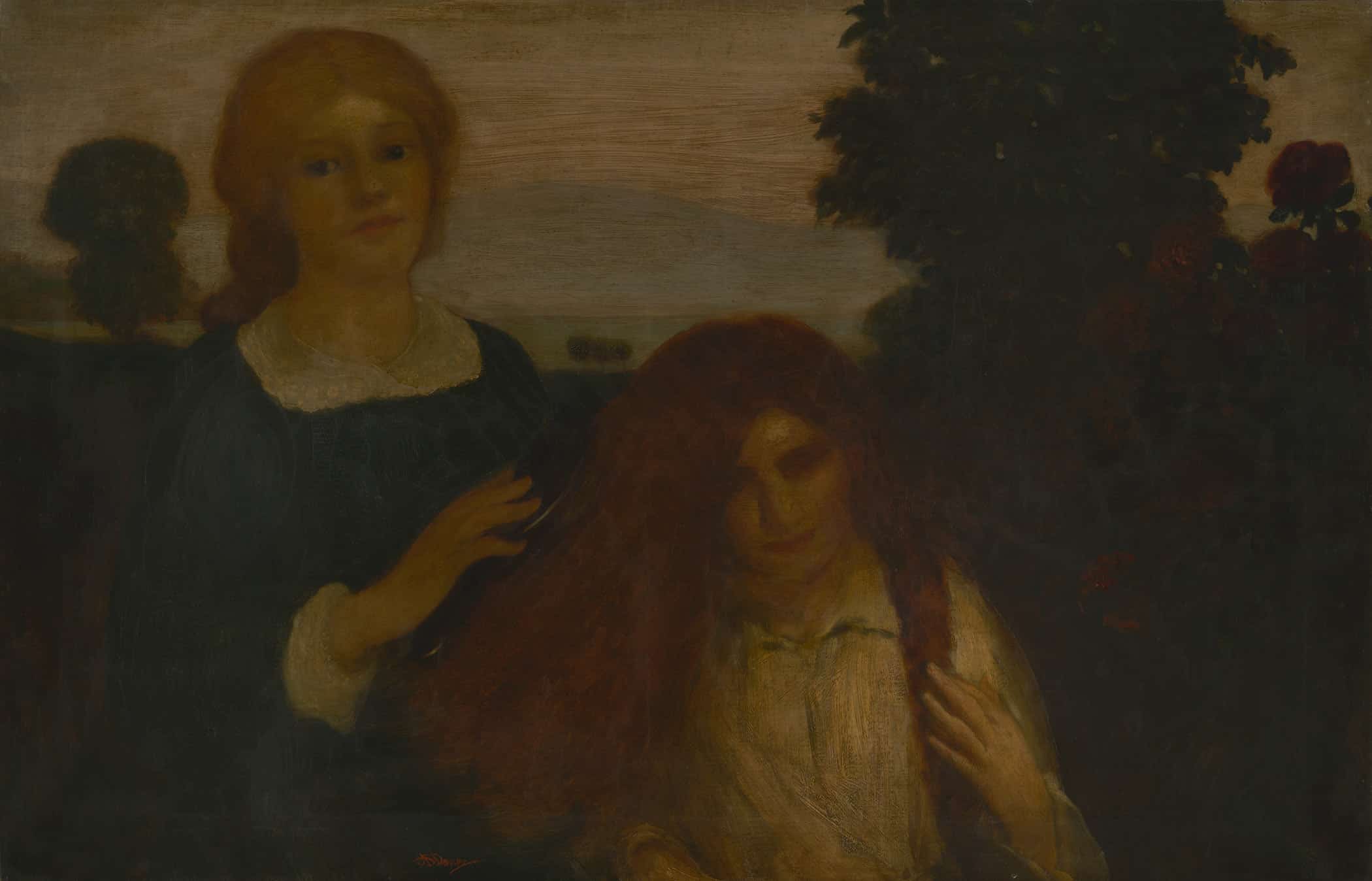 Rose To Rose by Arthur Bowen Davies - Image 2