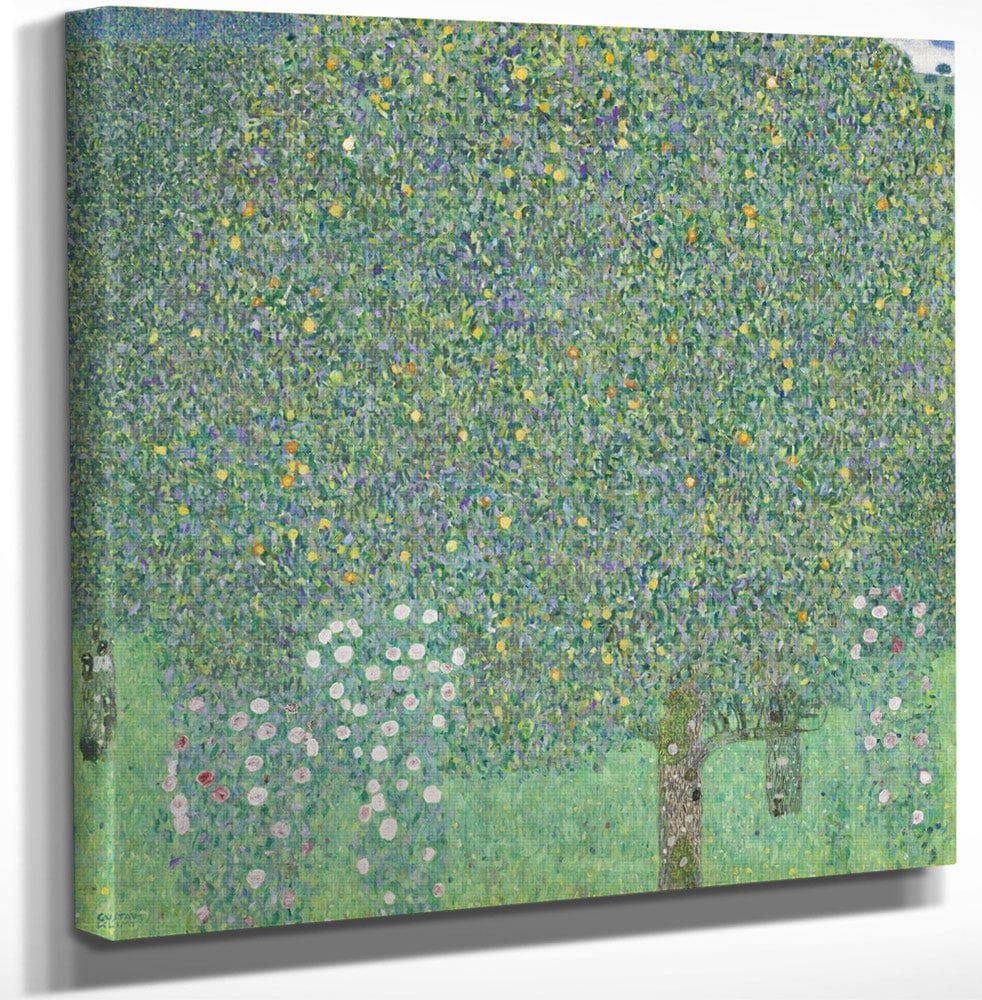 Rosebushes Under The Trees 1905 Musee Dorsay By Gustav Klimt