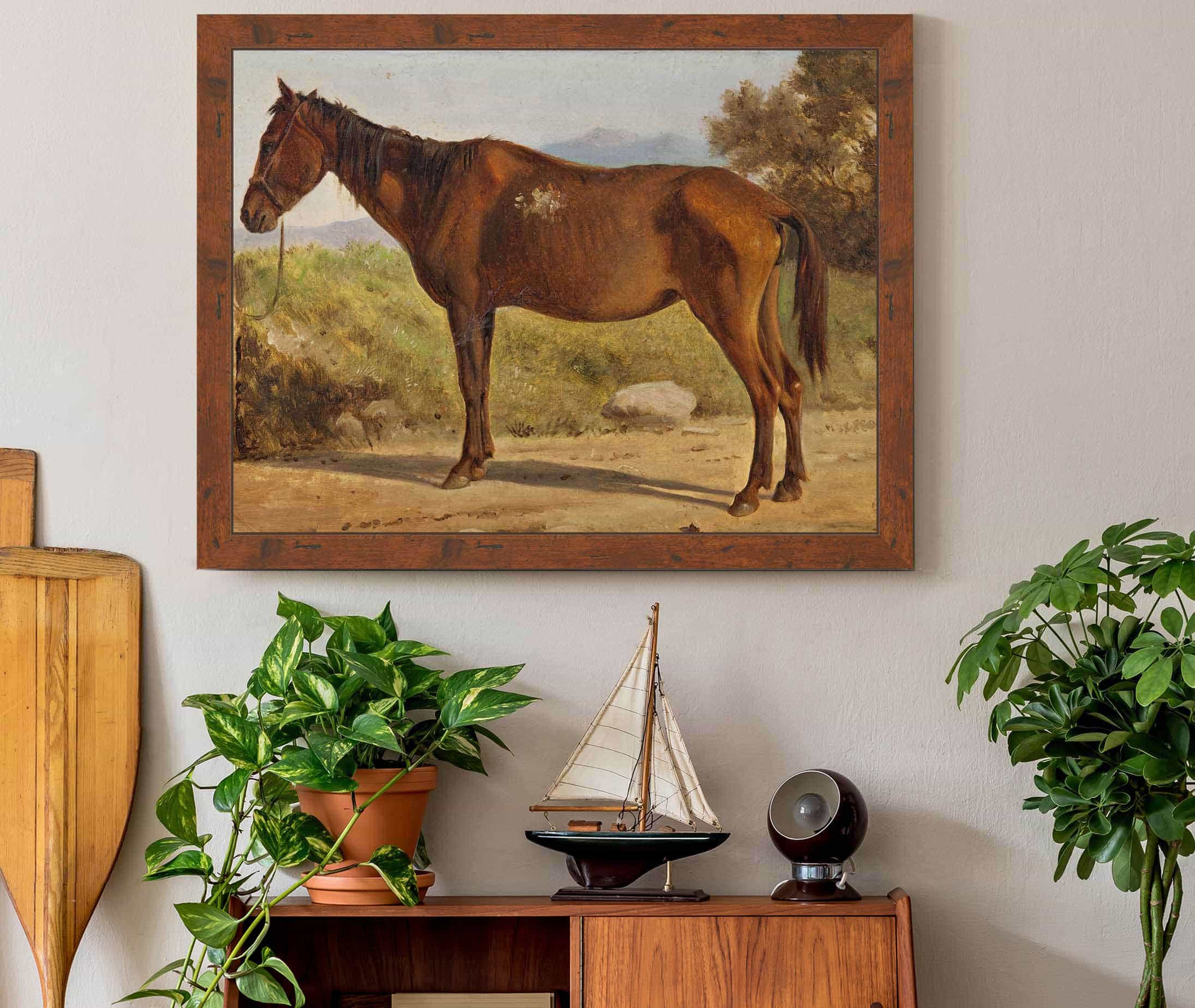 Rosinante Study Of An Old Standing Horse by Wilhelm Marstrand - Image 3