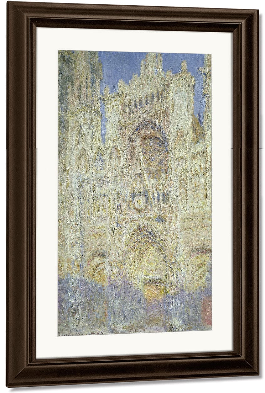 Rouen Cathedral At Sunset By Claude Monet - Image 4