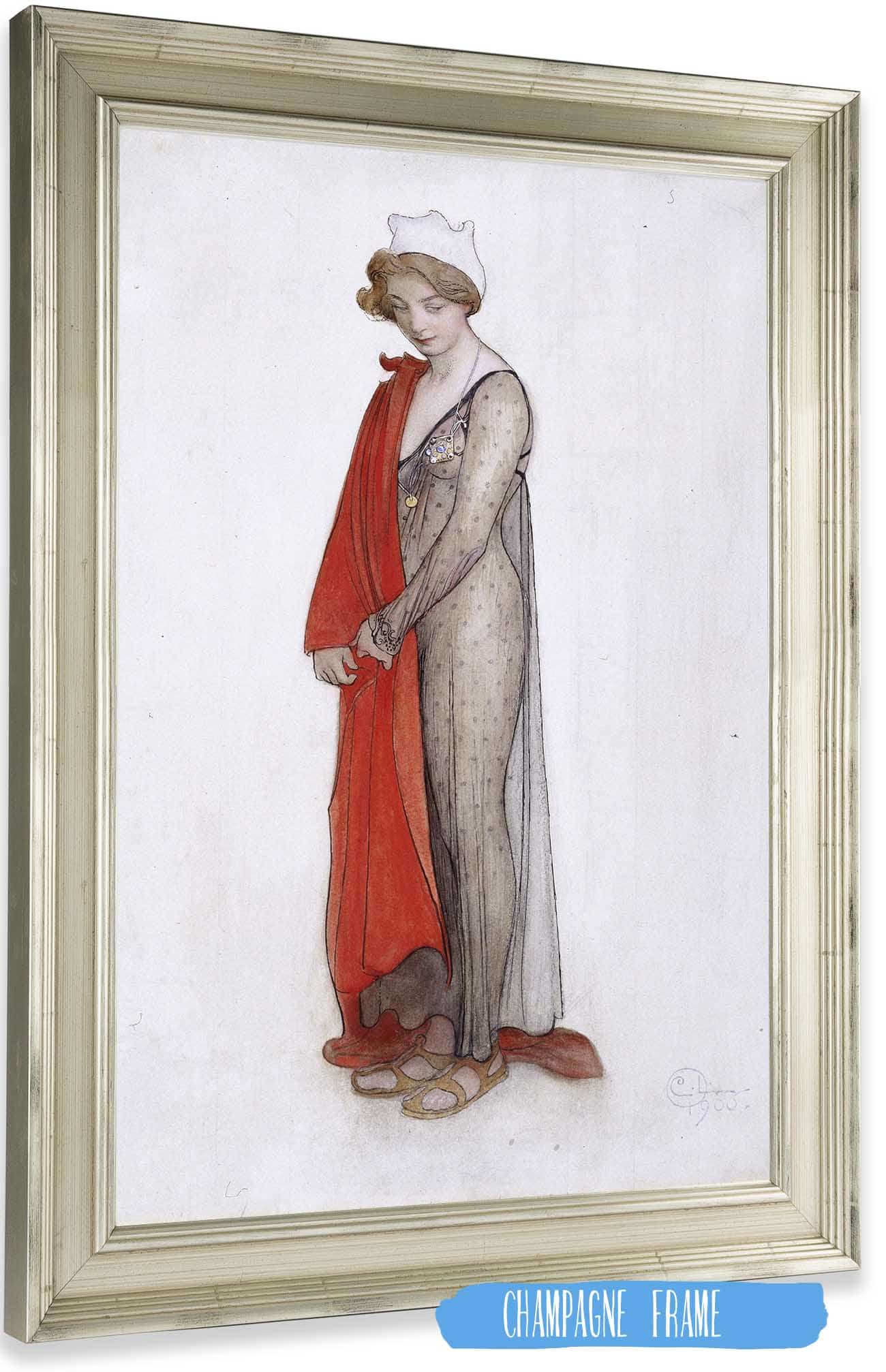 Rouge Et Noir by Carl Larsson