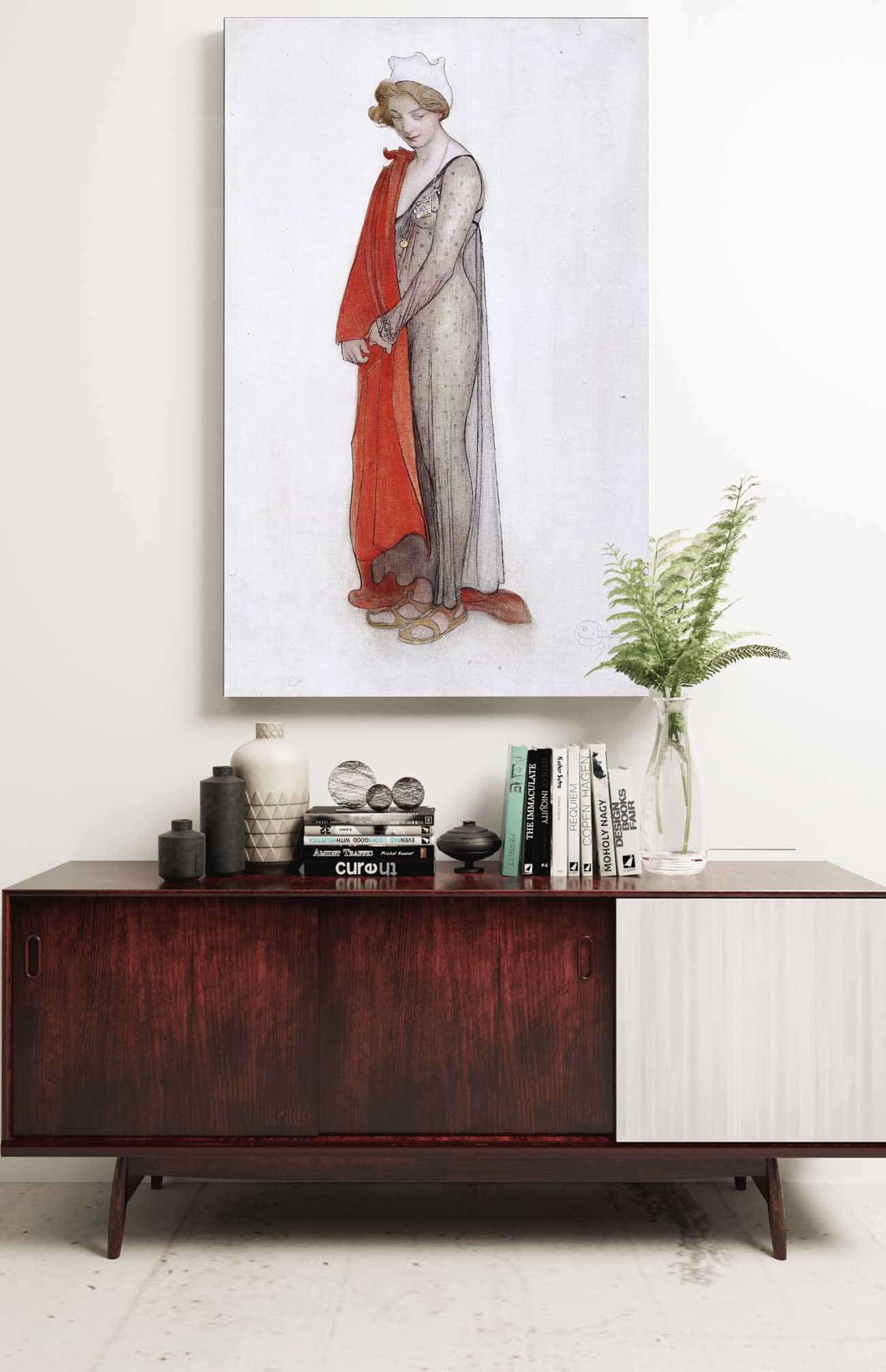 Rouge Et Noir by Carl Larsson - Image 2