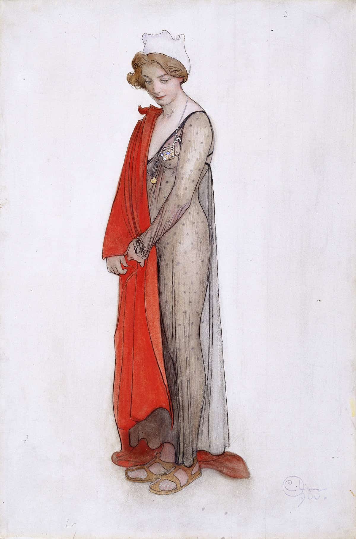Rouge Et Noir by Carl Larsson - Image 3