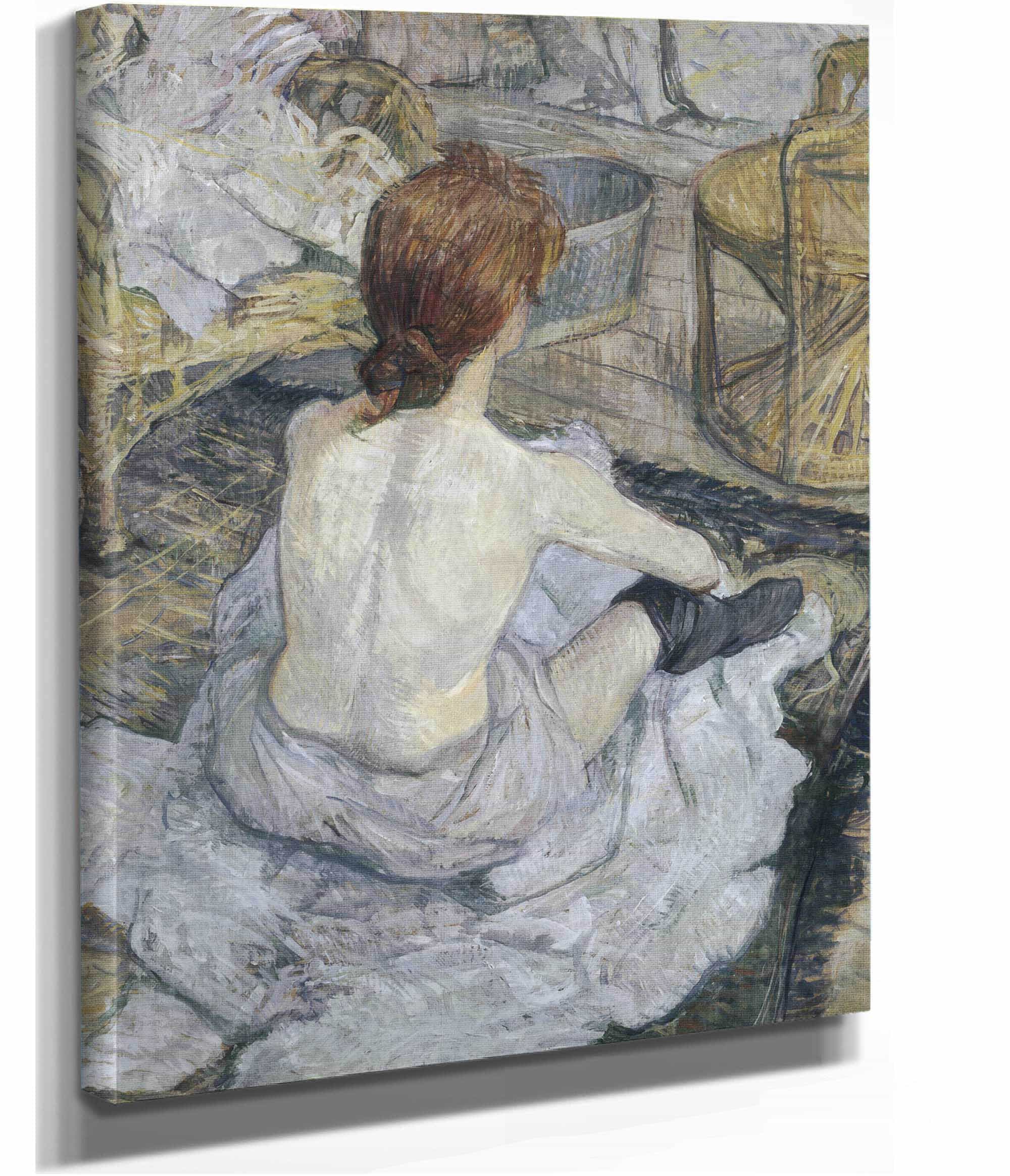 Rousse Dit Aussi La Toilette by Henri De Toulouse Lautrec - Image 2