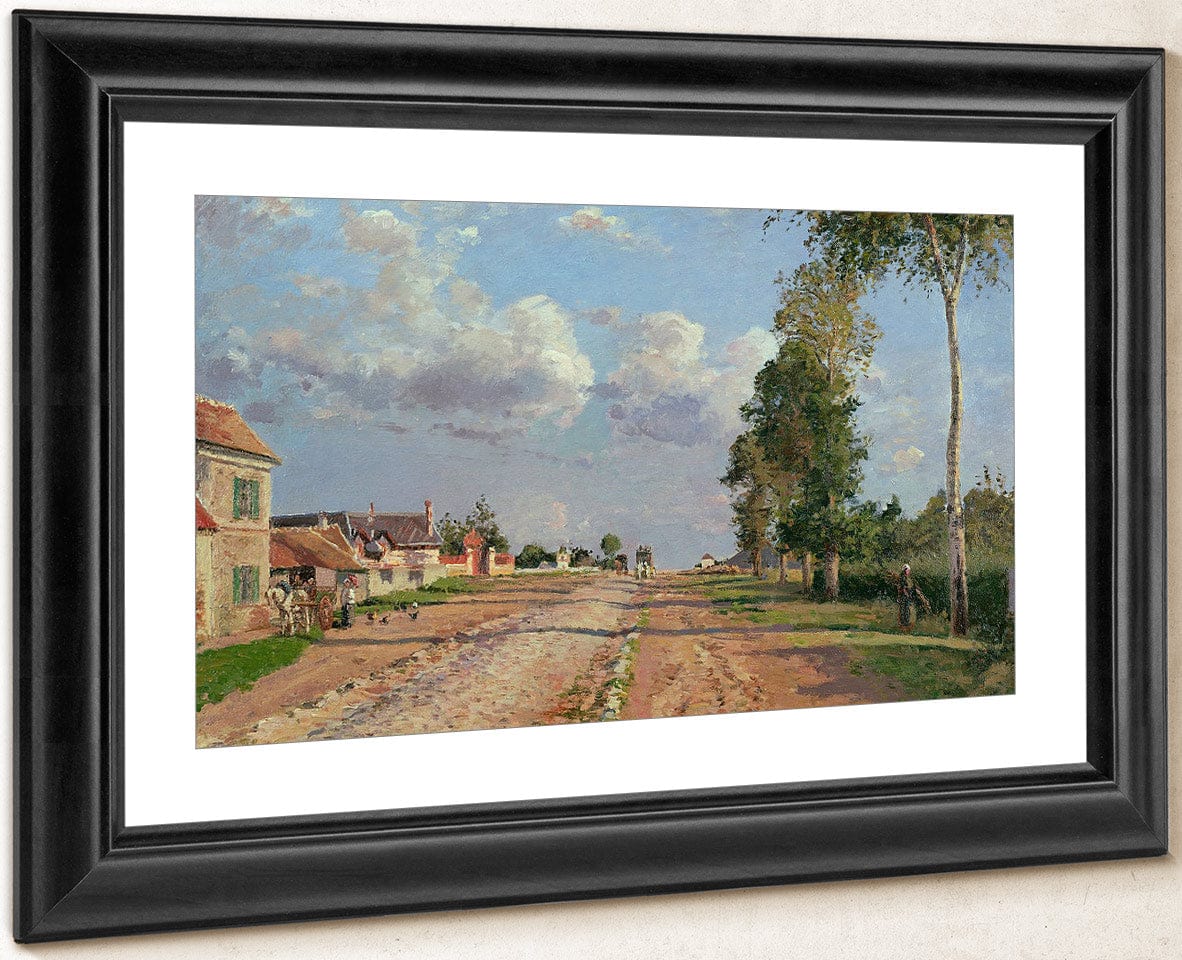 Route De Versailles Rocquencourt By Camille Pissarro - Image 4