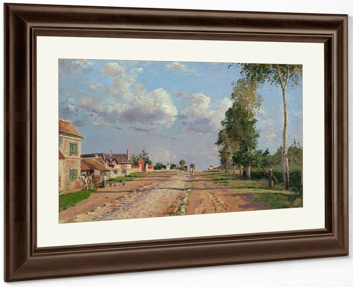 Route De Versailles Rocquencourt By Camille Pissarro - Image 5