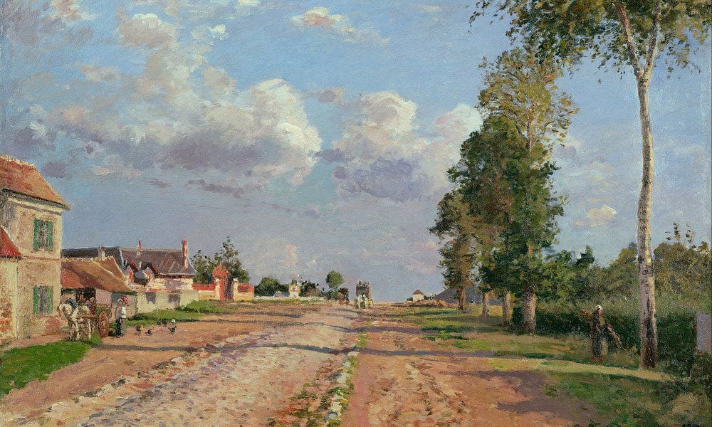 Route De Versailles Rocquencourt By Camille Pissarro - Image 7