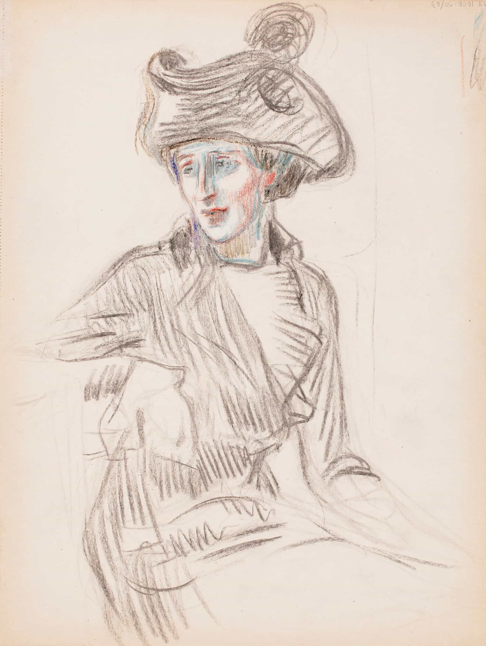 Rouva Anni Lagerborg by Magnus Enckell