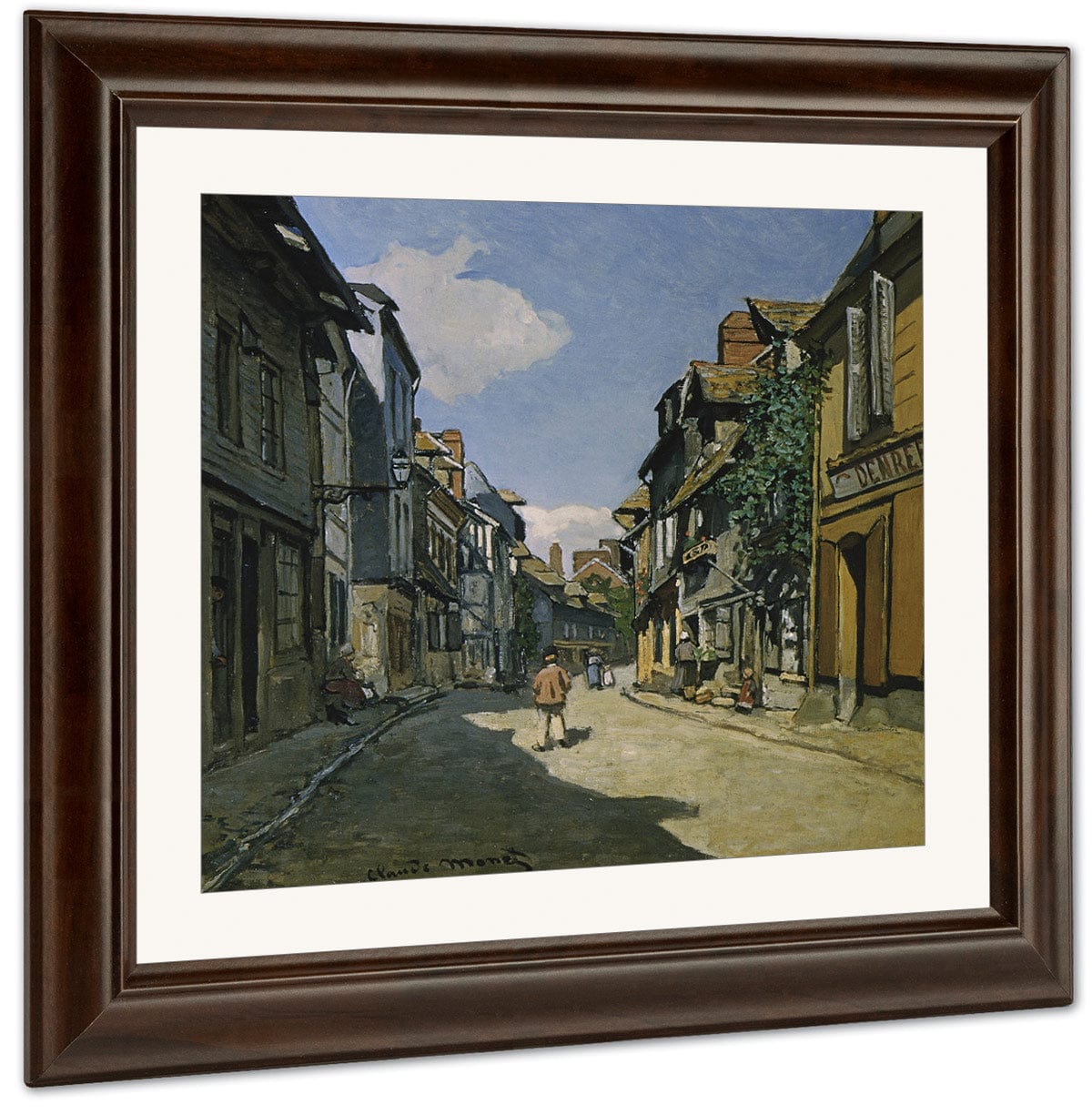Rue De La Bavolle, Honfleur By Claude Monet - Image 3