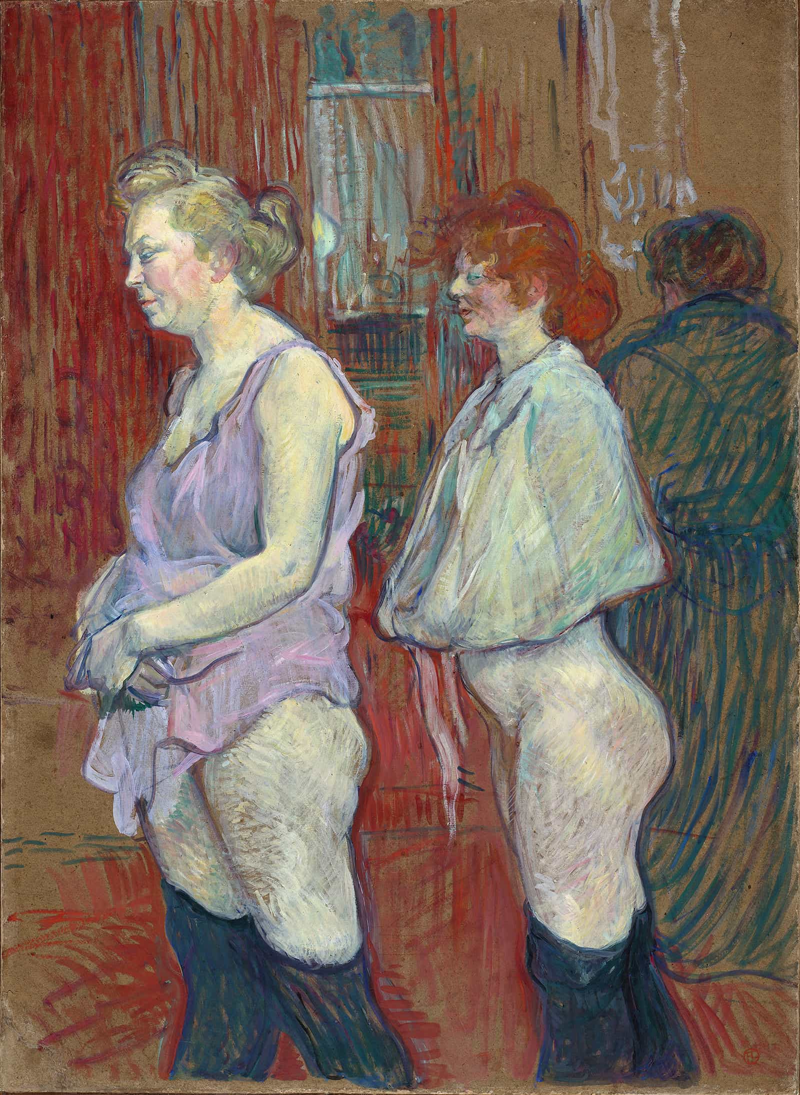 Rue Des Moulins by Henri De Toulouse Lautrec