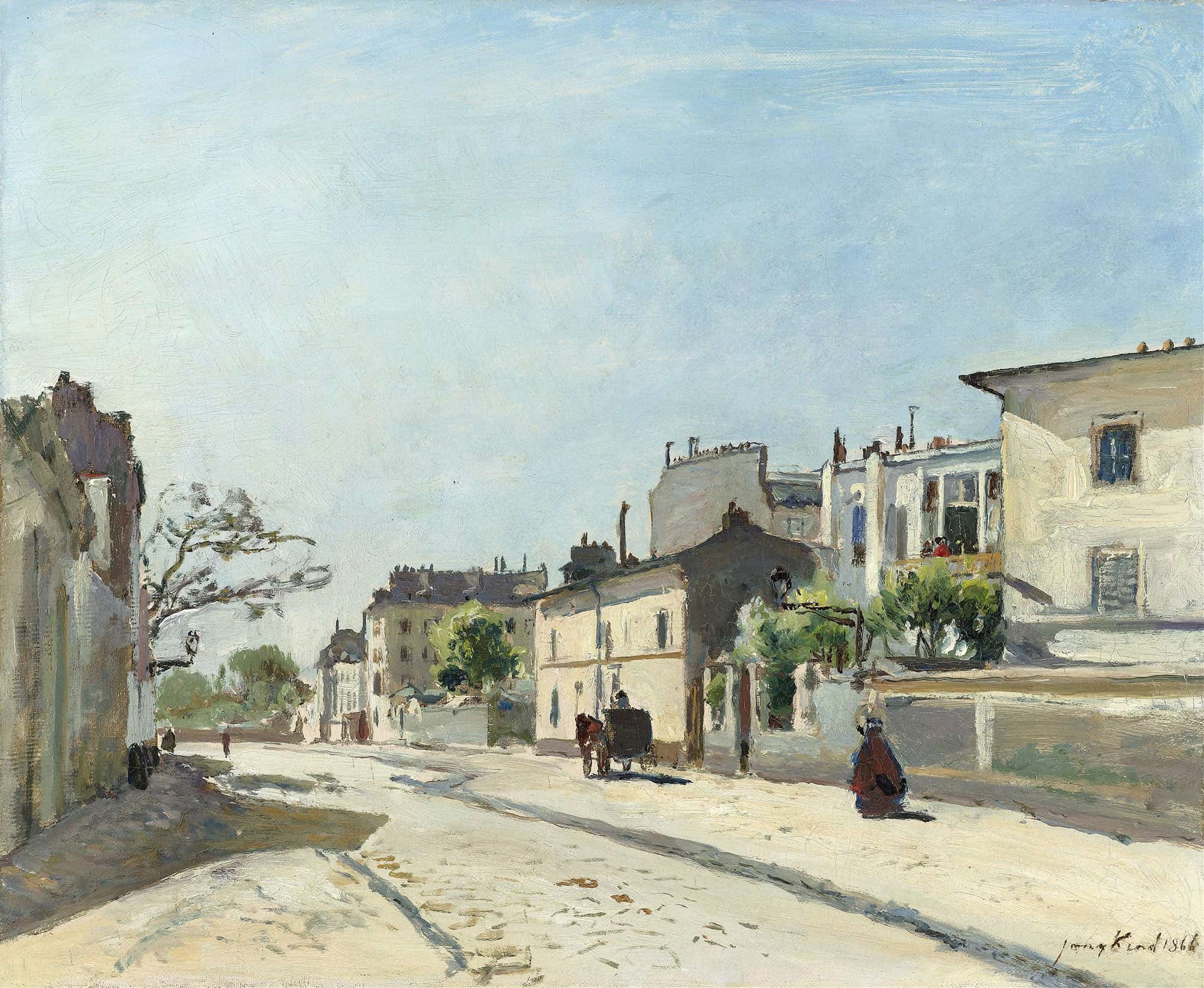 Rue Notre Dame Paris by Johan Barthold Jongkind - Image 2