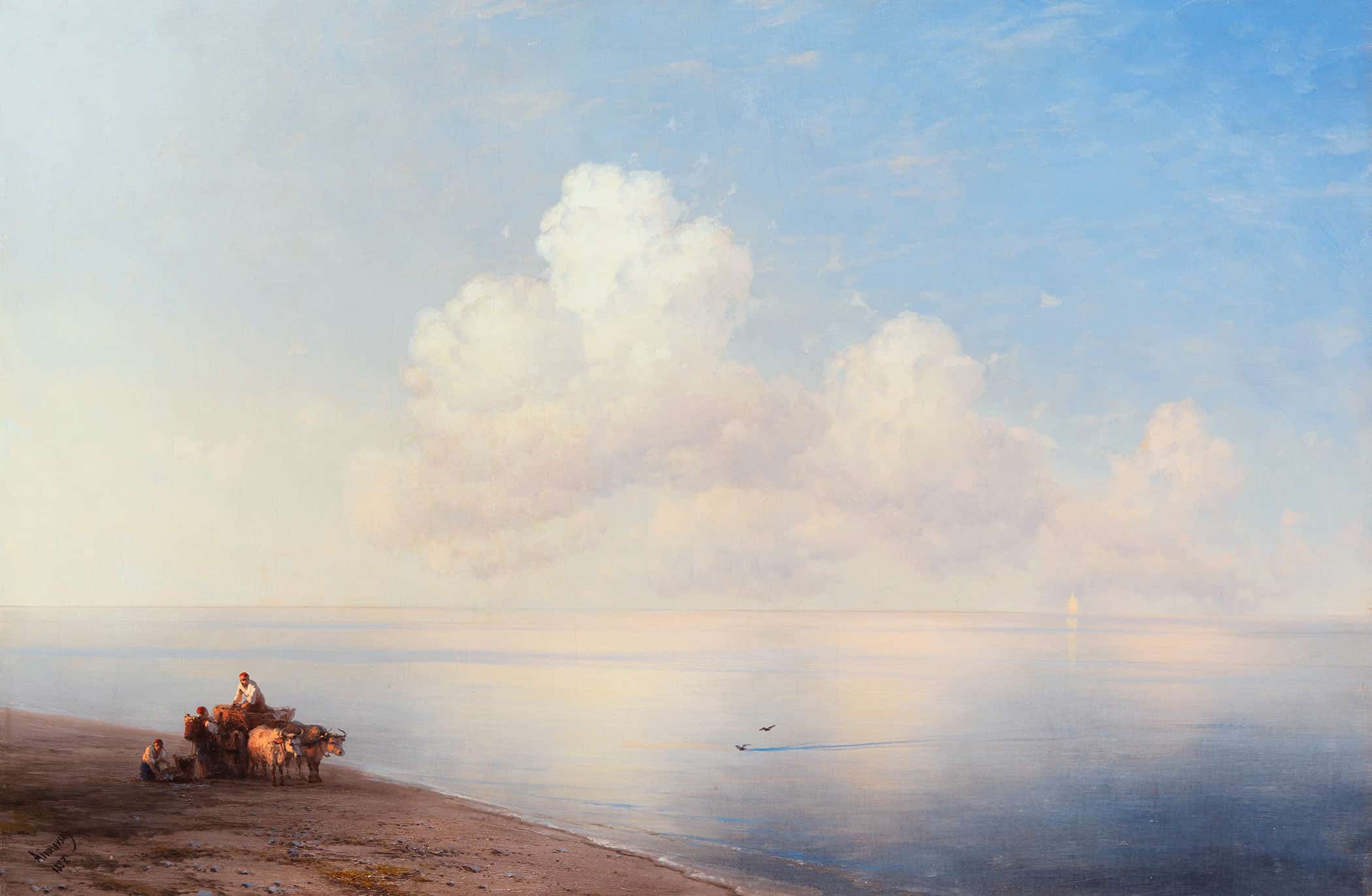 Ruhige See by Ivan Konstantinovich Aivazovsky - Image 2